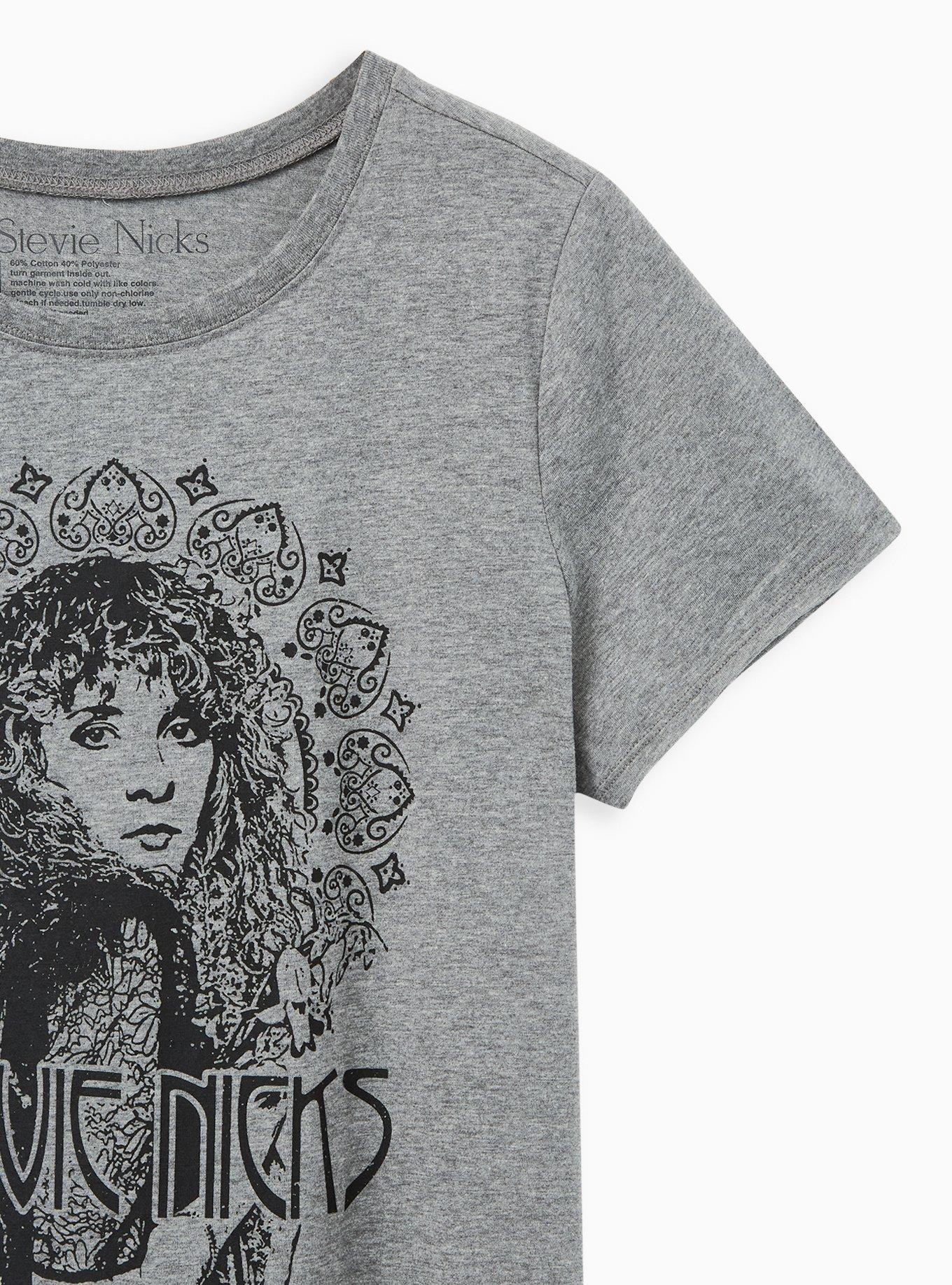 Classic Fit Crew Tee - Stevie Nicks Grey Crew , MEDIUM HEATHER GREY, alternate