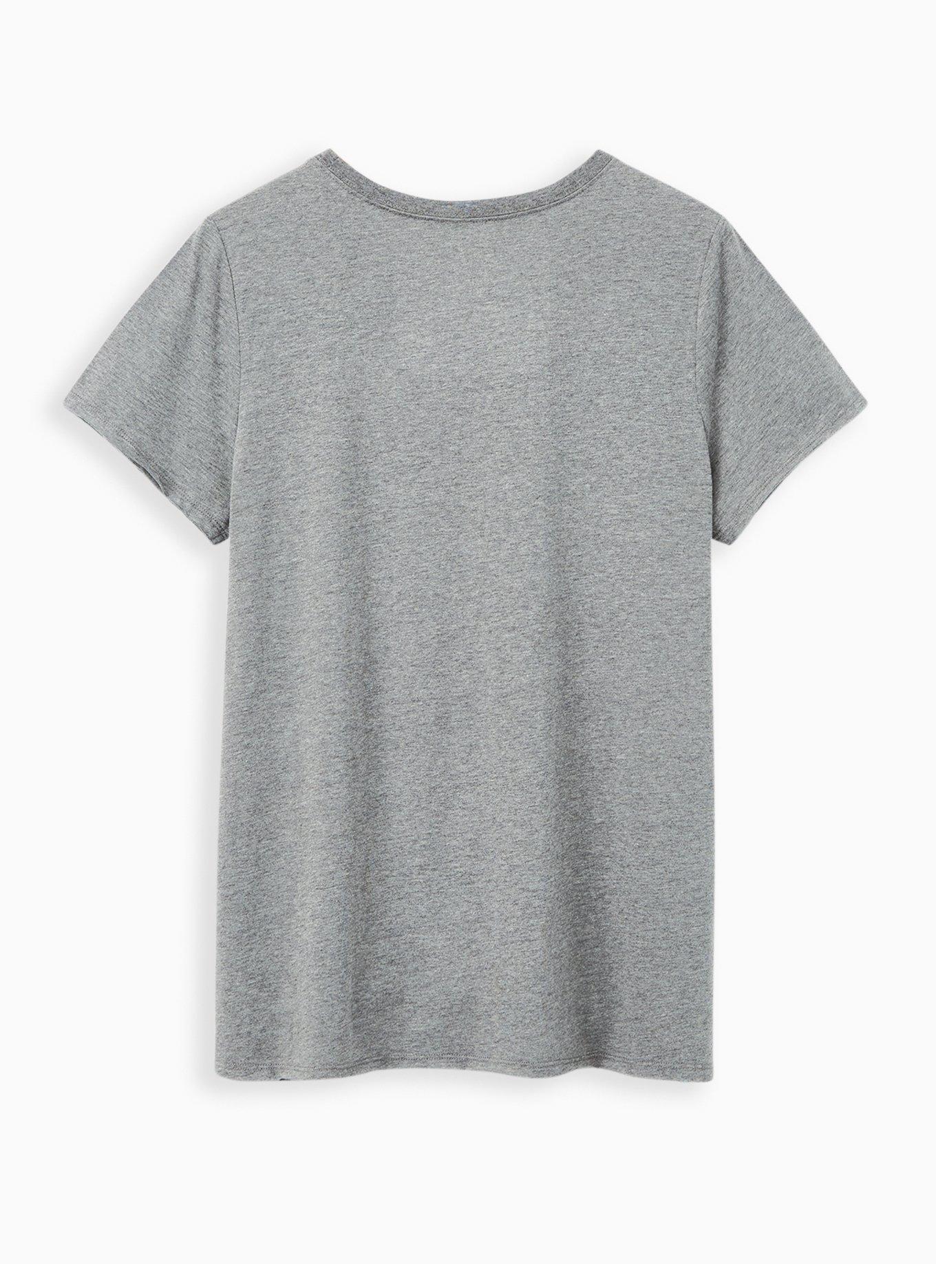 Classic Fit Crew Tee - Stevie Nicks Grey Crew , MEDIUM HEATHER GREY, alternate