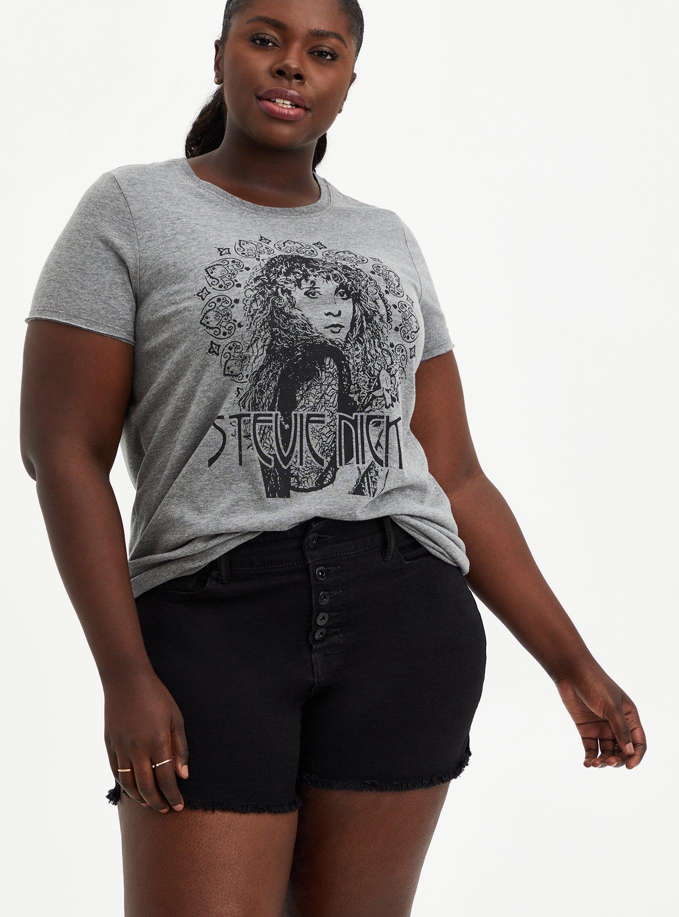 Classic Fit Crew Tee - Stevie Nicks Grey Crew , MEDIUM HEATHER GREY, hi-res