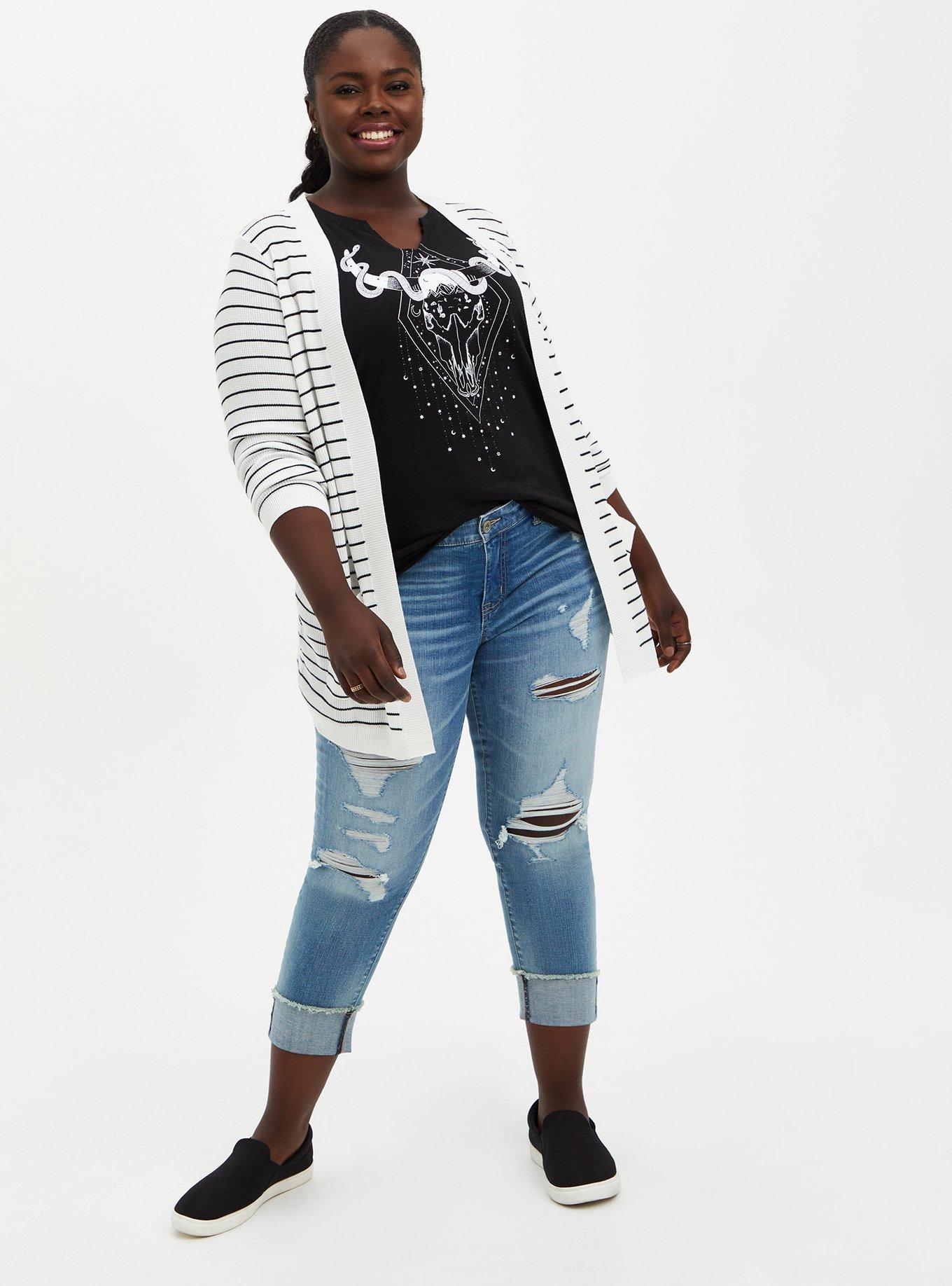 Celestial Steer Black Split Neck Tank, DEEP BLACK, alternate