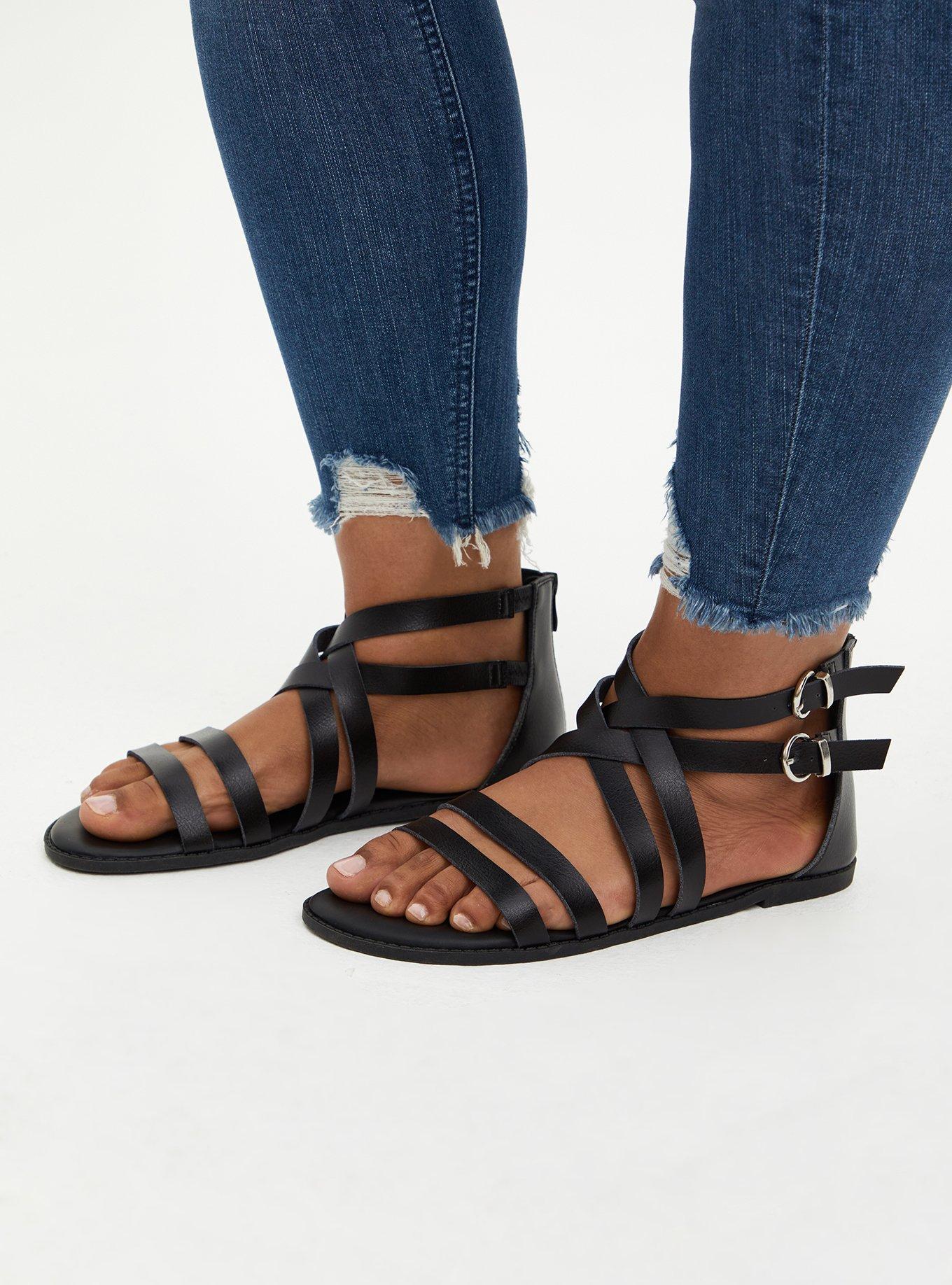 Plus Size Multi Strap Gladiator Sandal WW Torrid