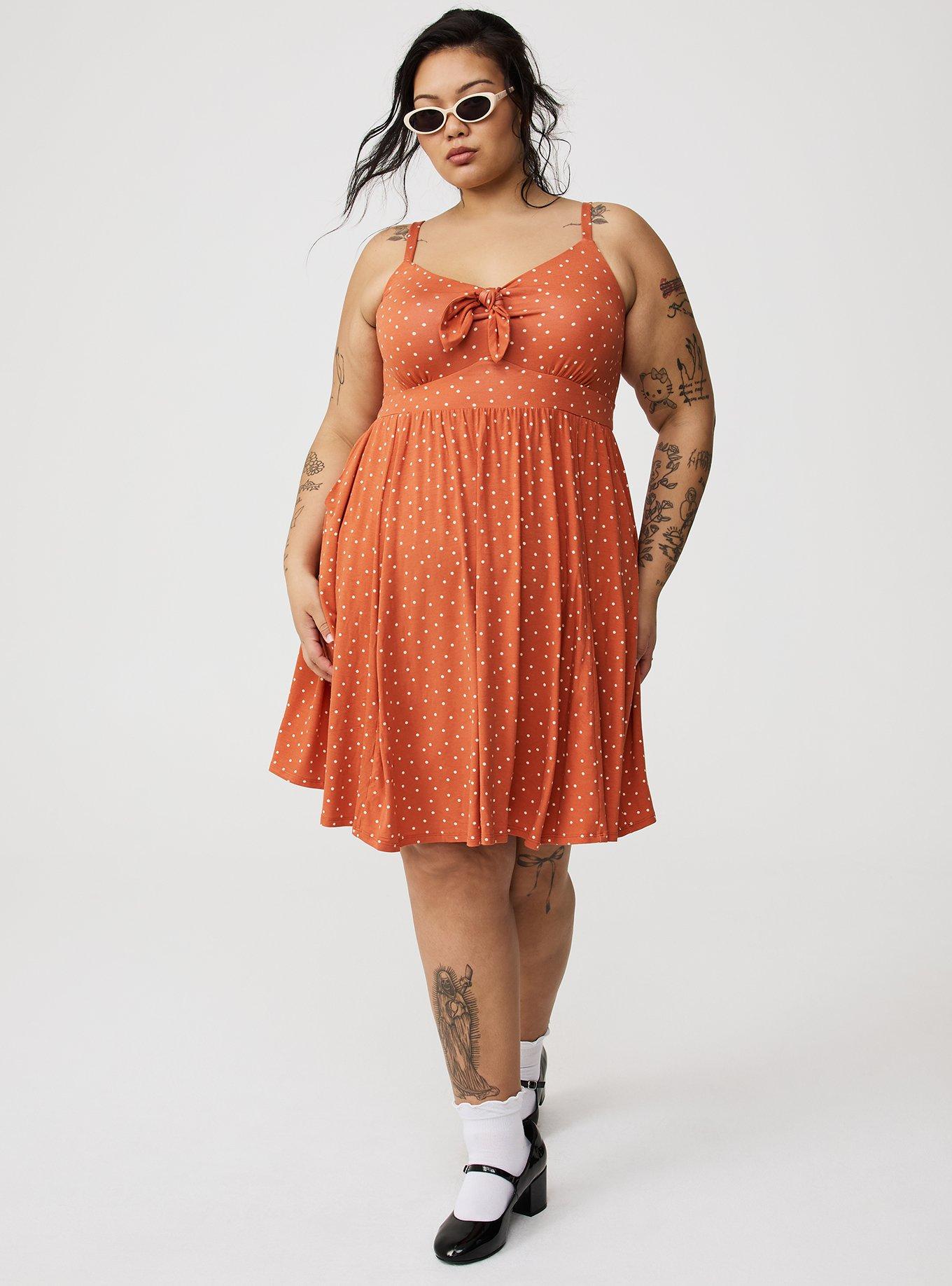 Plus Size - Skater Mini Dress - Torrid