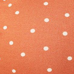 Plus Size Skater Mini Dress, SPRINKLED DOTS MECCA ORANGE, swatch