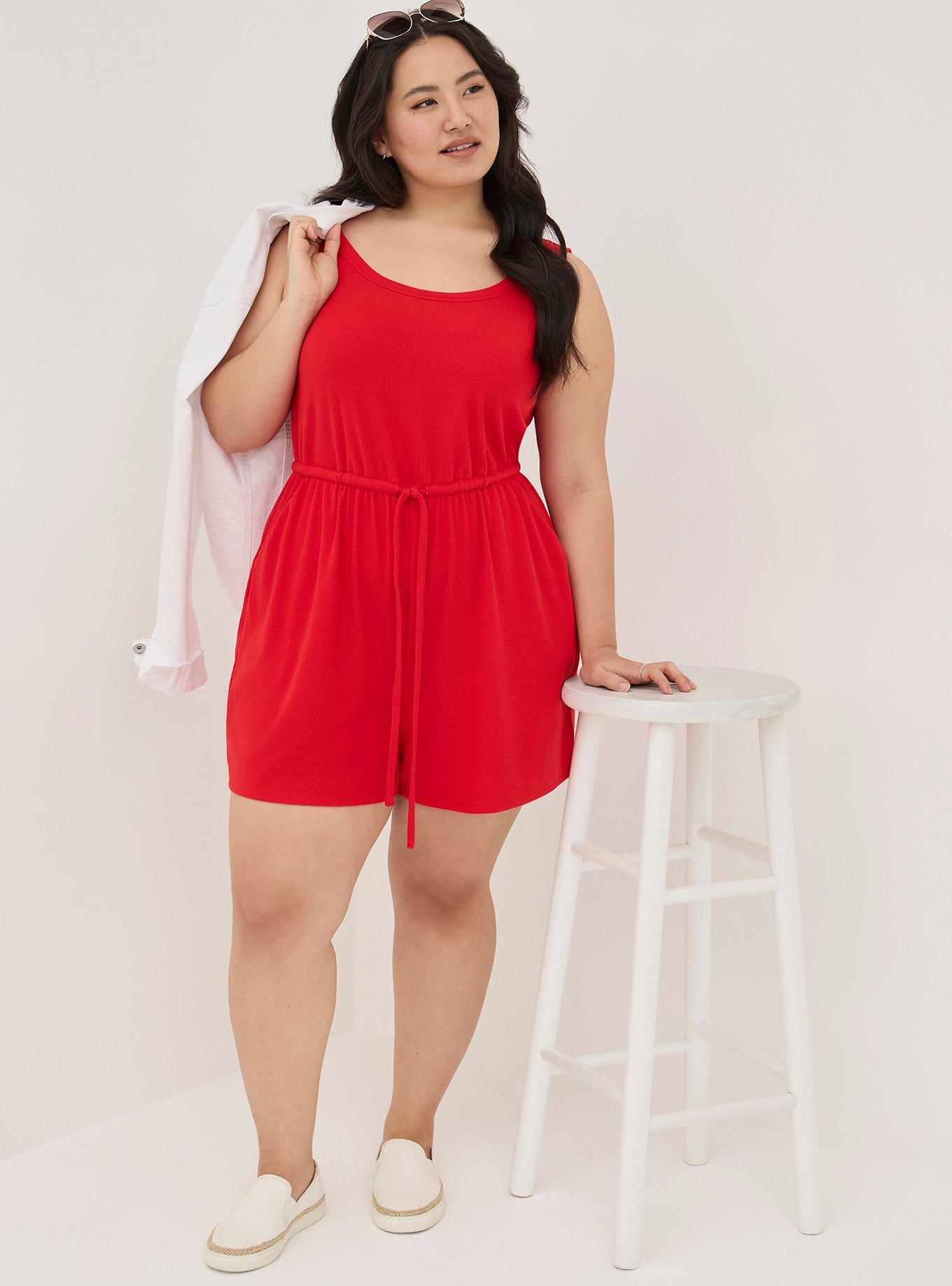 Plus Size - Rib Knit Romper - Torrid
