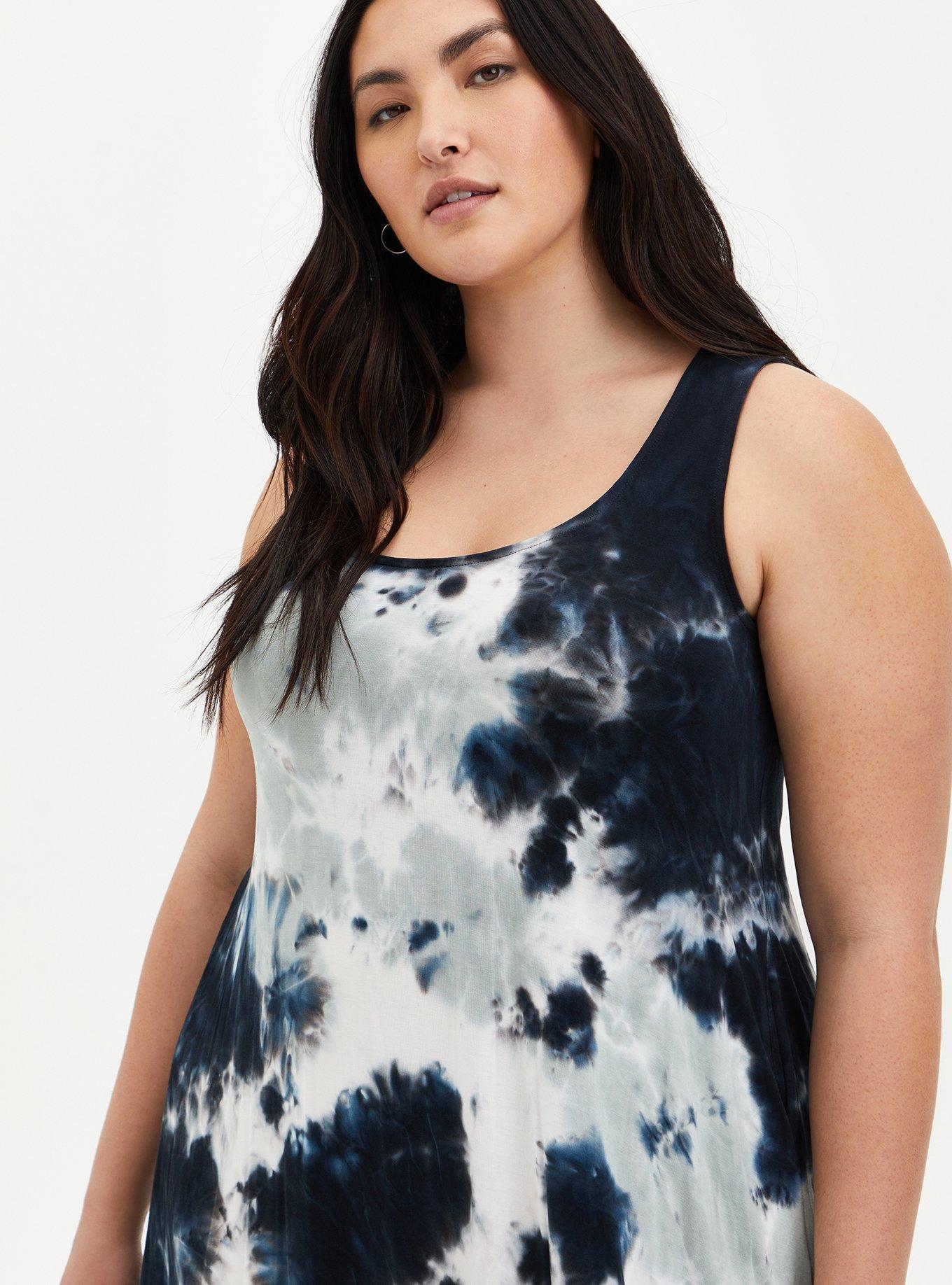 Multi Tie-Dye Super Soft Midi Dress, TIE DYE, alternate