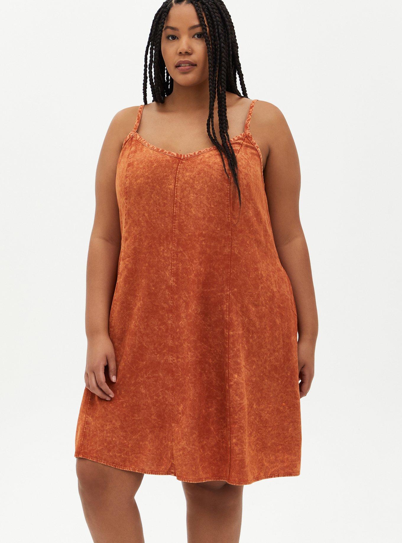 Torrid shop orange dress