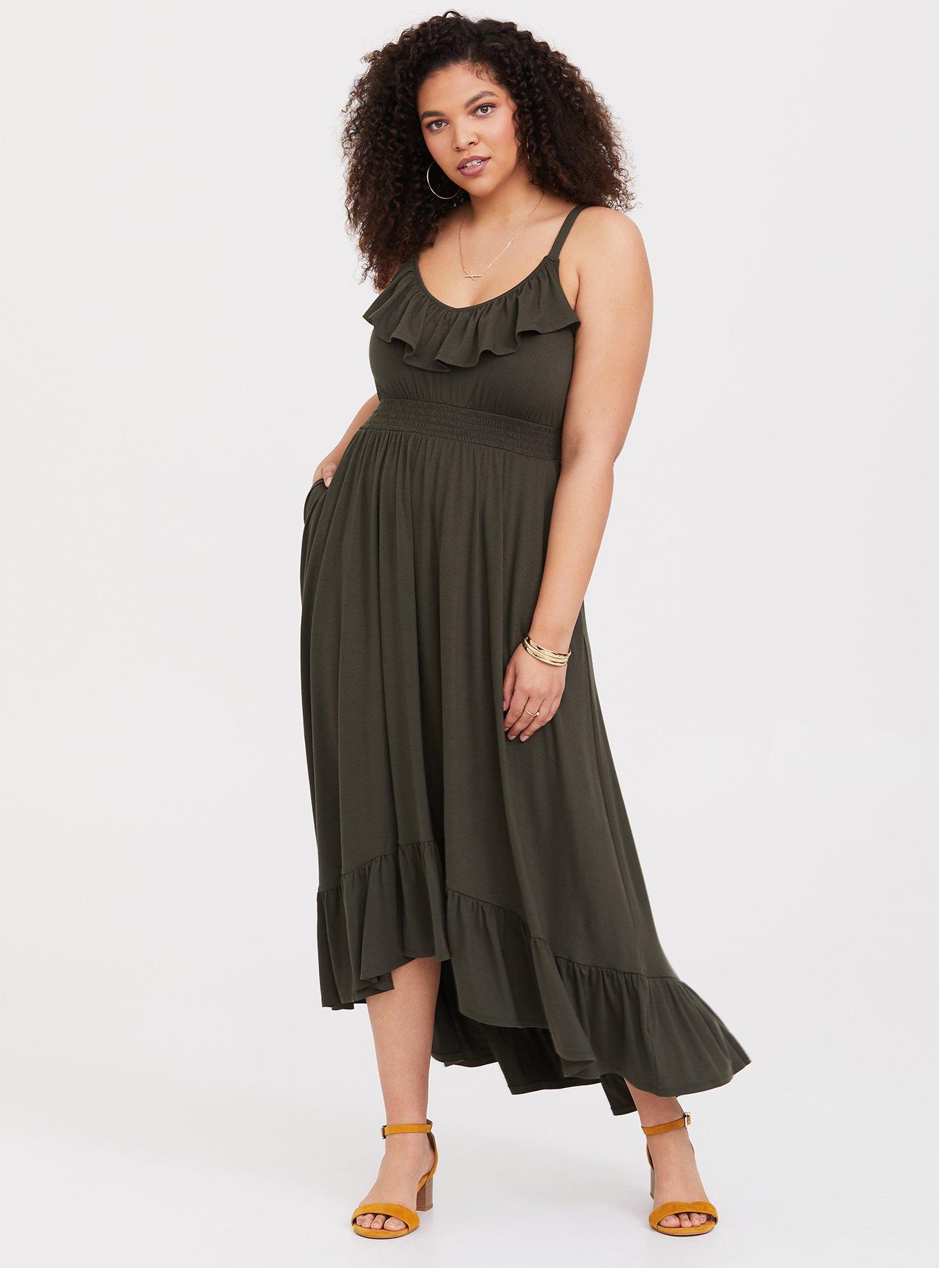 Plus Size - Maxi Super Soft Hi-Low Dress - Torrid