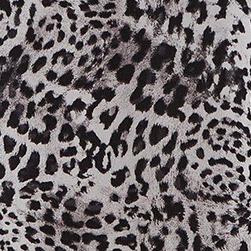 Plus Size Georgette Chain-Link Halter Tank, LEOPARD GREY, swatch