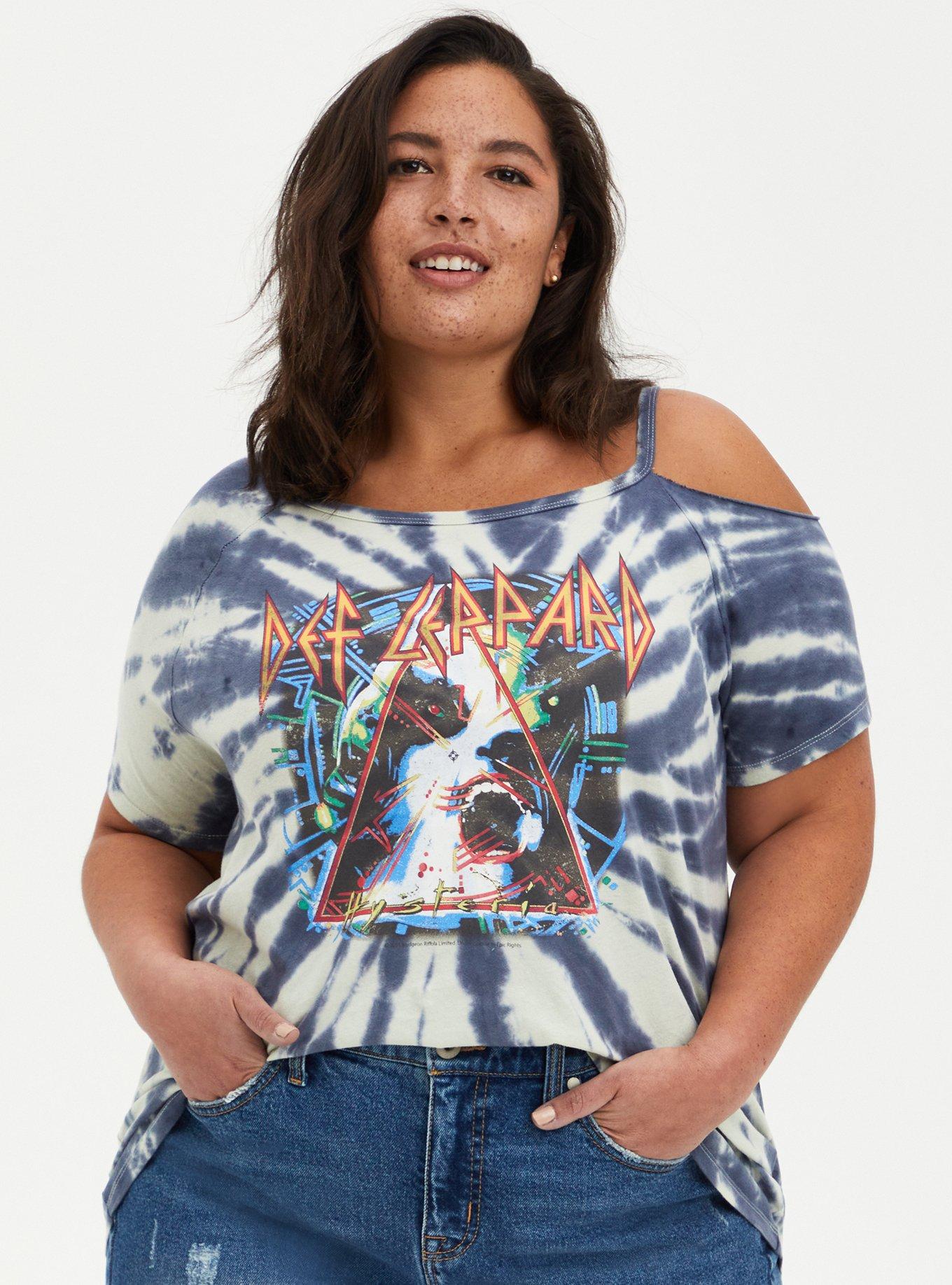 Plus Size - Everyday Tee - Signature Jersey Ray Of Pitch Black - Torrid