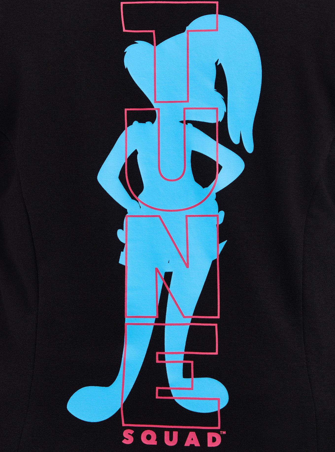 Space Jam 2 Lola Bunny Zip-Up Hoodie, DEEP BLACK, alternate