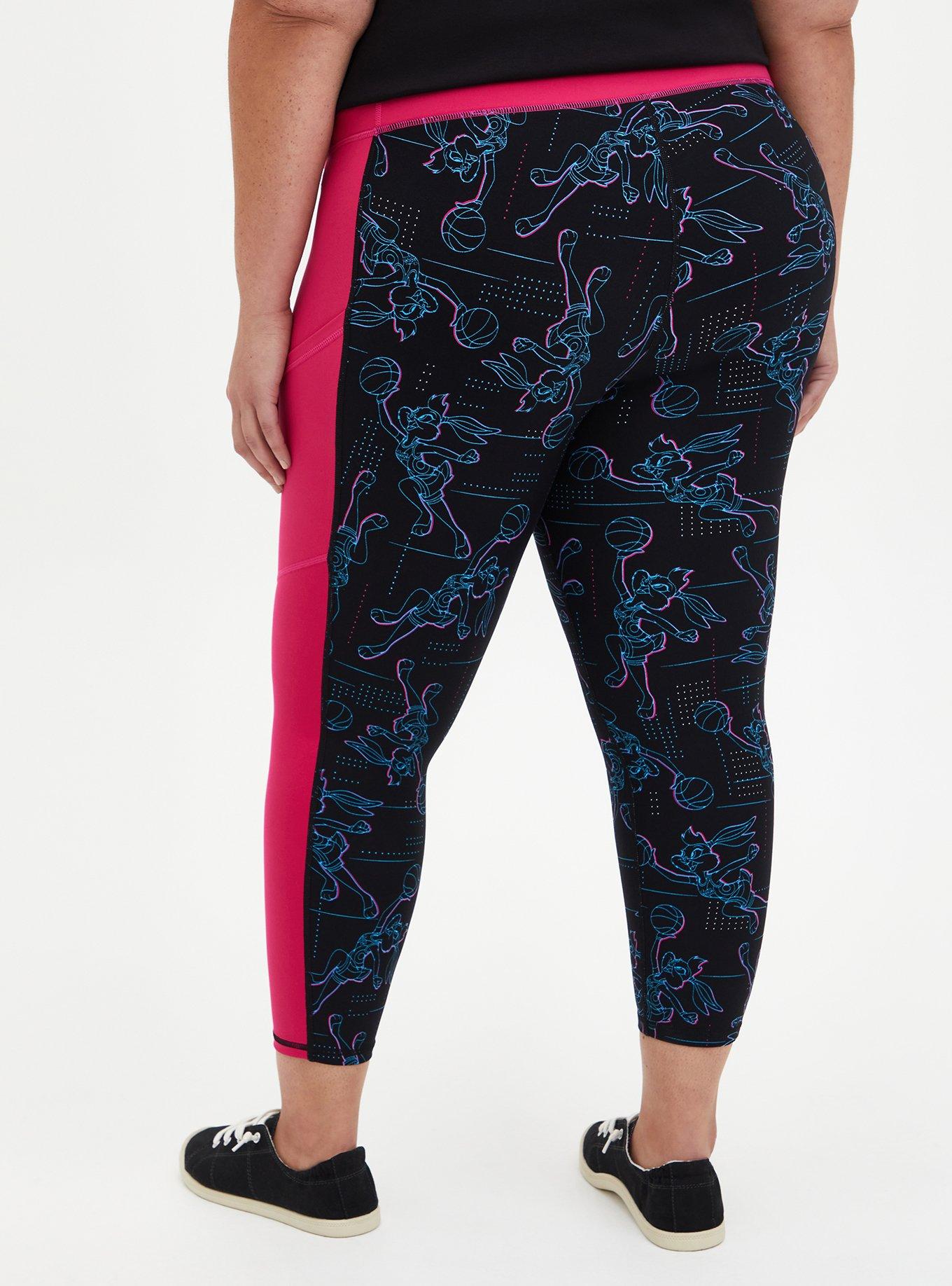 Plus Size Space Jam 2 Lola Bunny Crop Legging , MULTI, alternate