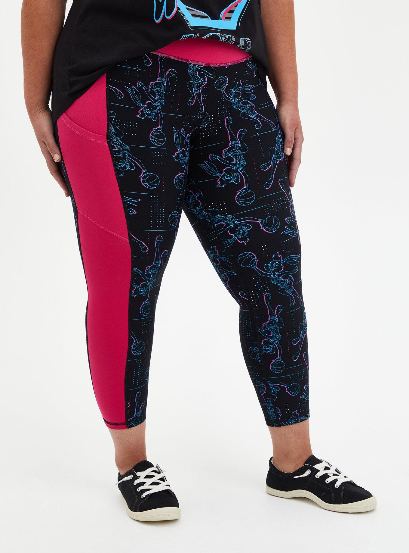 Plus Size Space Jam 2 Lola Bunny Crop Legging , MULTI, hi-res