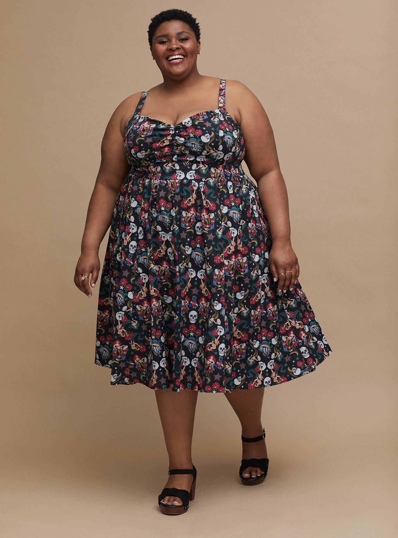 Plus Size - Poplin Dress - Torrid