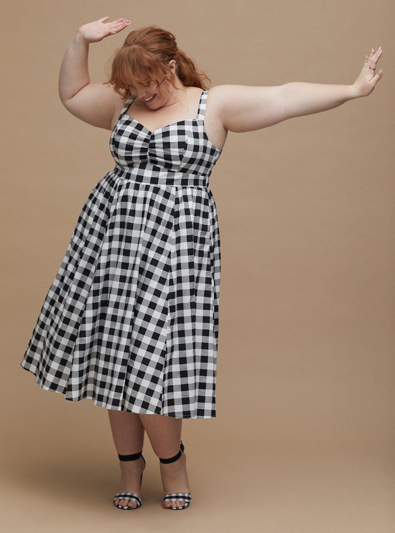 Torrid gingham dress new arrivals