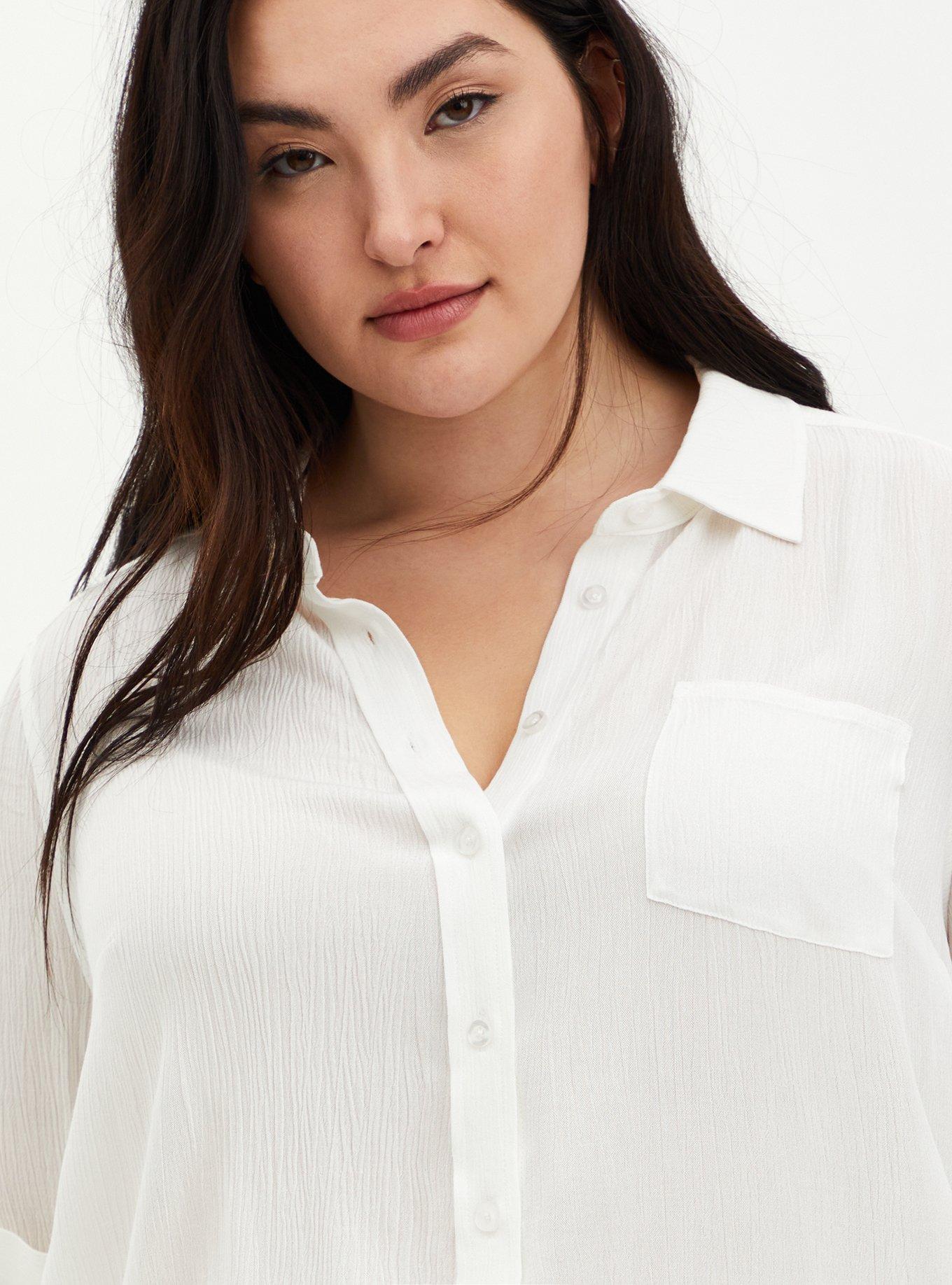 Crinkle Gauze Shirt