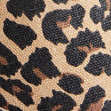 Plus Size Canvas Espadrille Flat (WW), LEOPARD, swatch