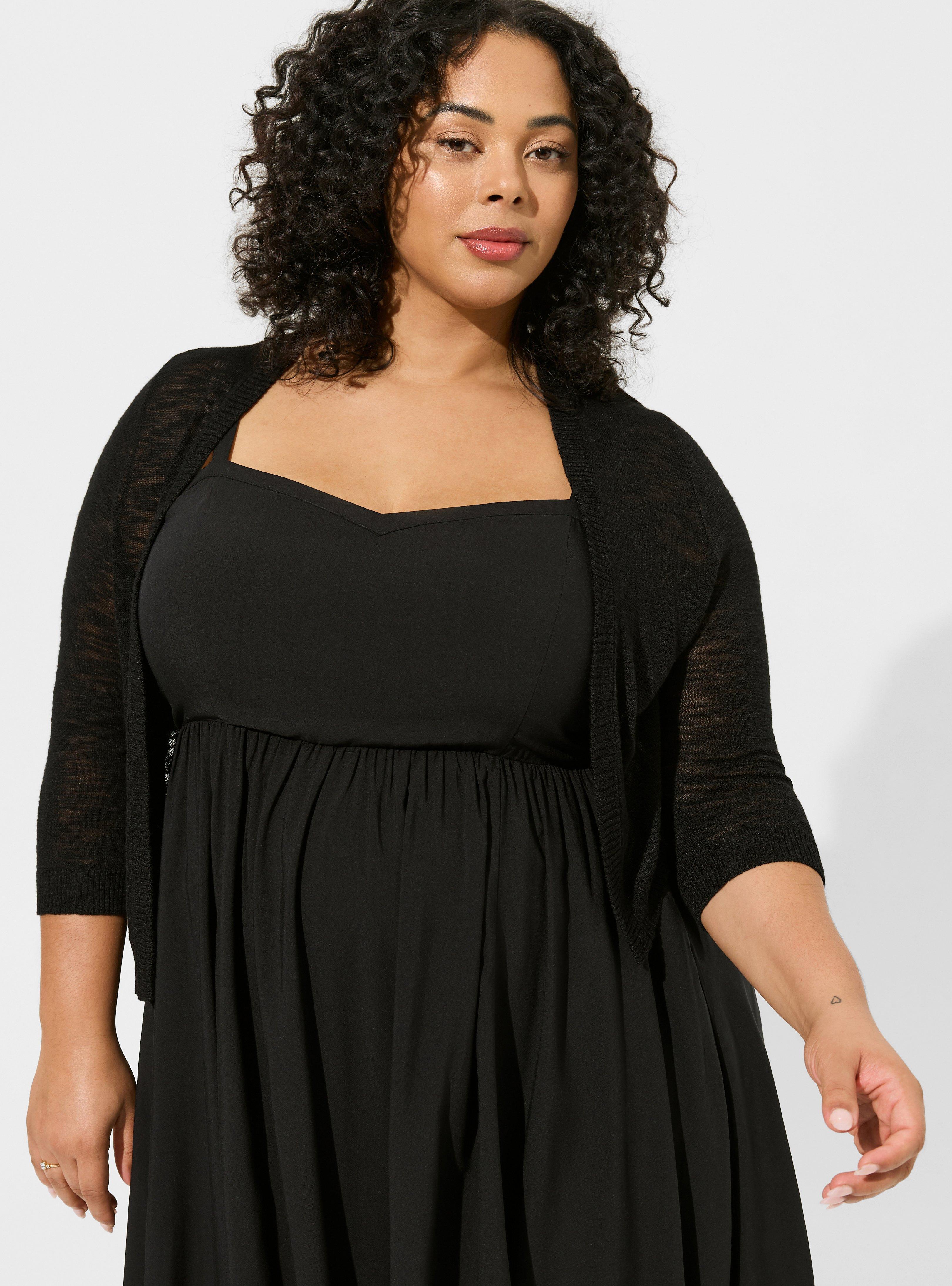 Plus size shrug best sale