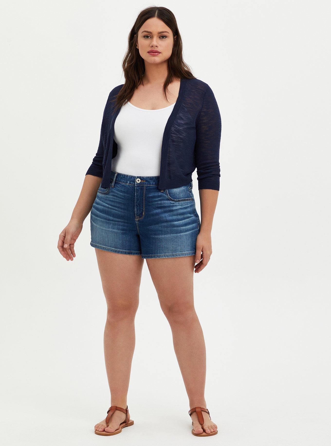 3/4 Sleeve Cropped Sweater Shrug