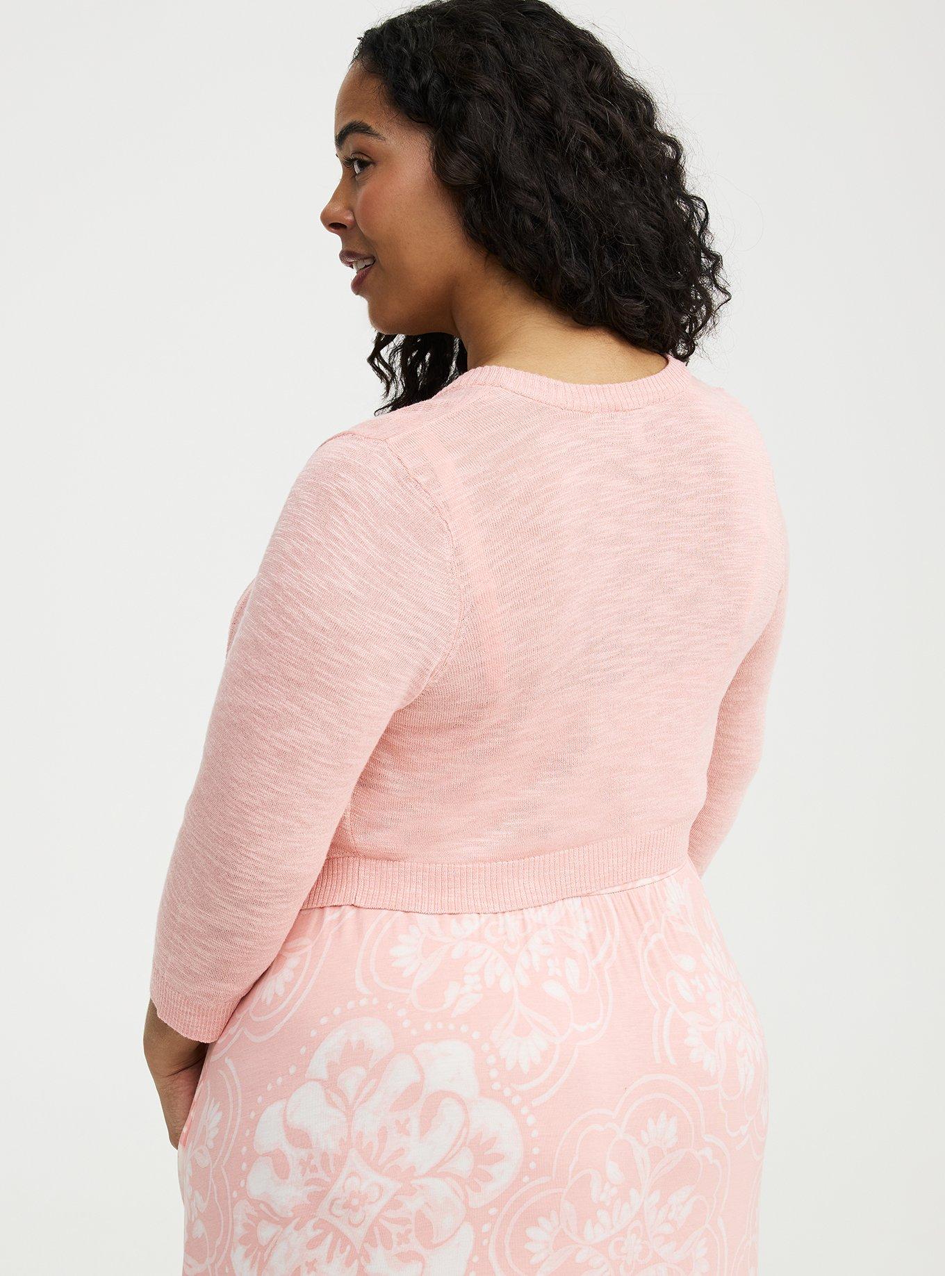 Open Front Shrug Cardigan, BLOSSOM, alternate