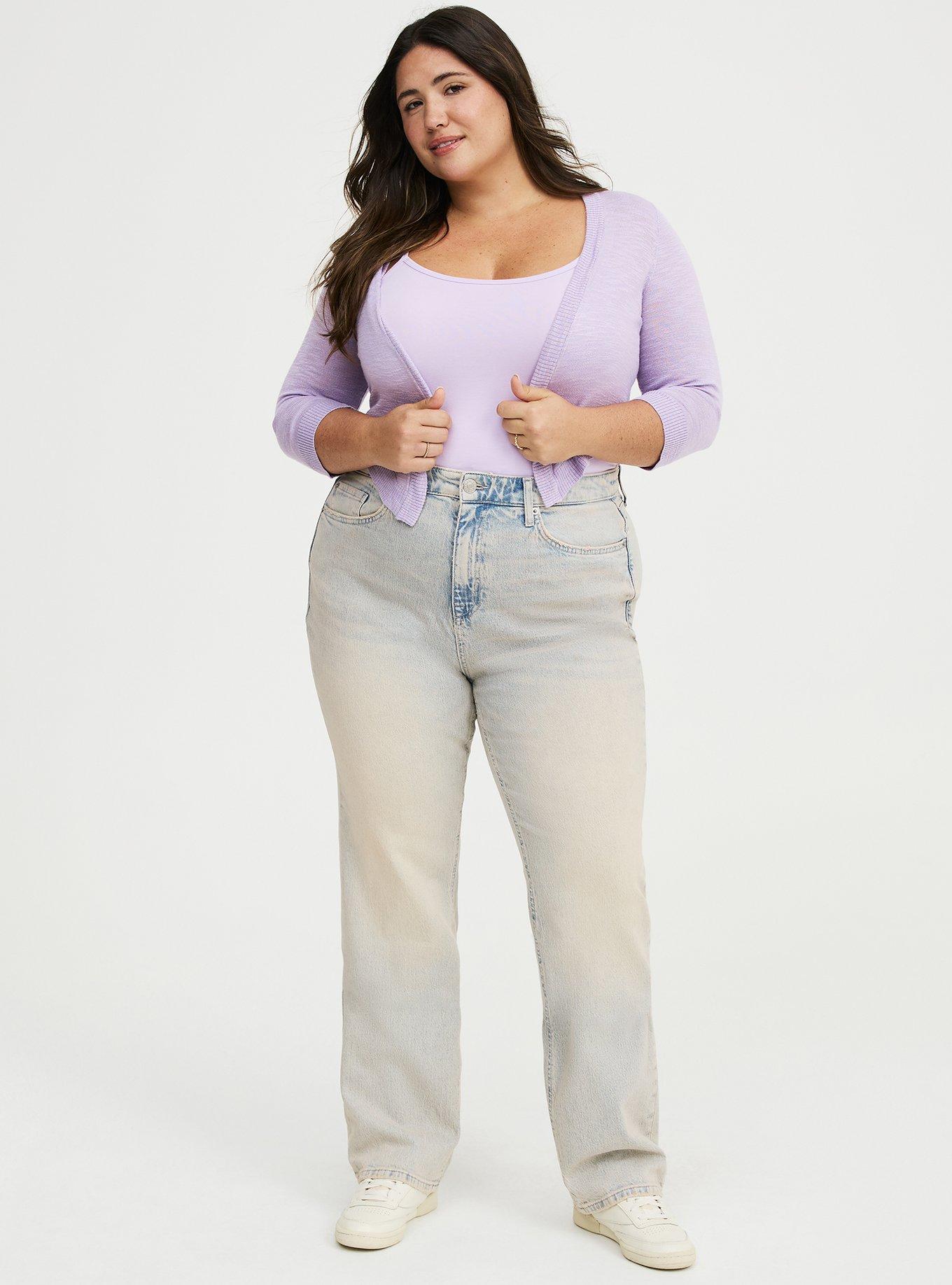 Open Front Shrug Cardigan, ENGLISH HYACINTH, alternate