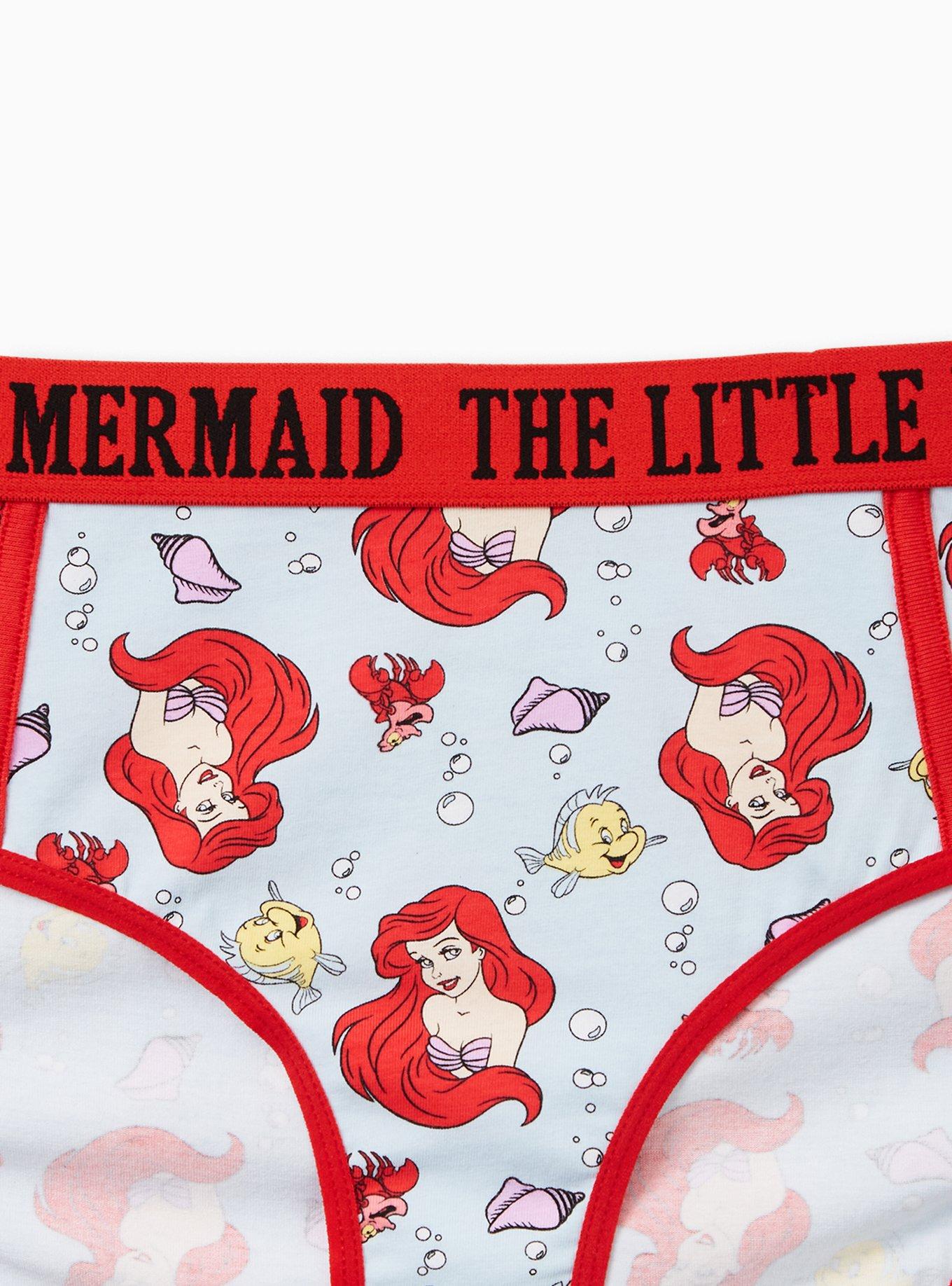 Torrid Cheeky Panties Underwear Disney Little Mermaid Flounder Plus Sz 2 18  / 20