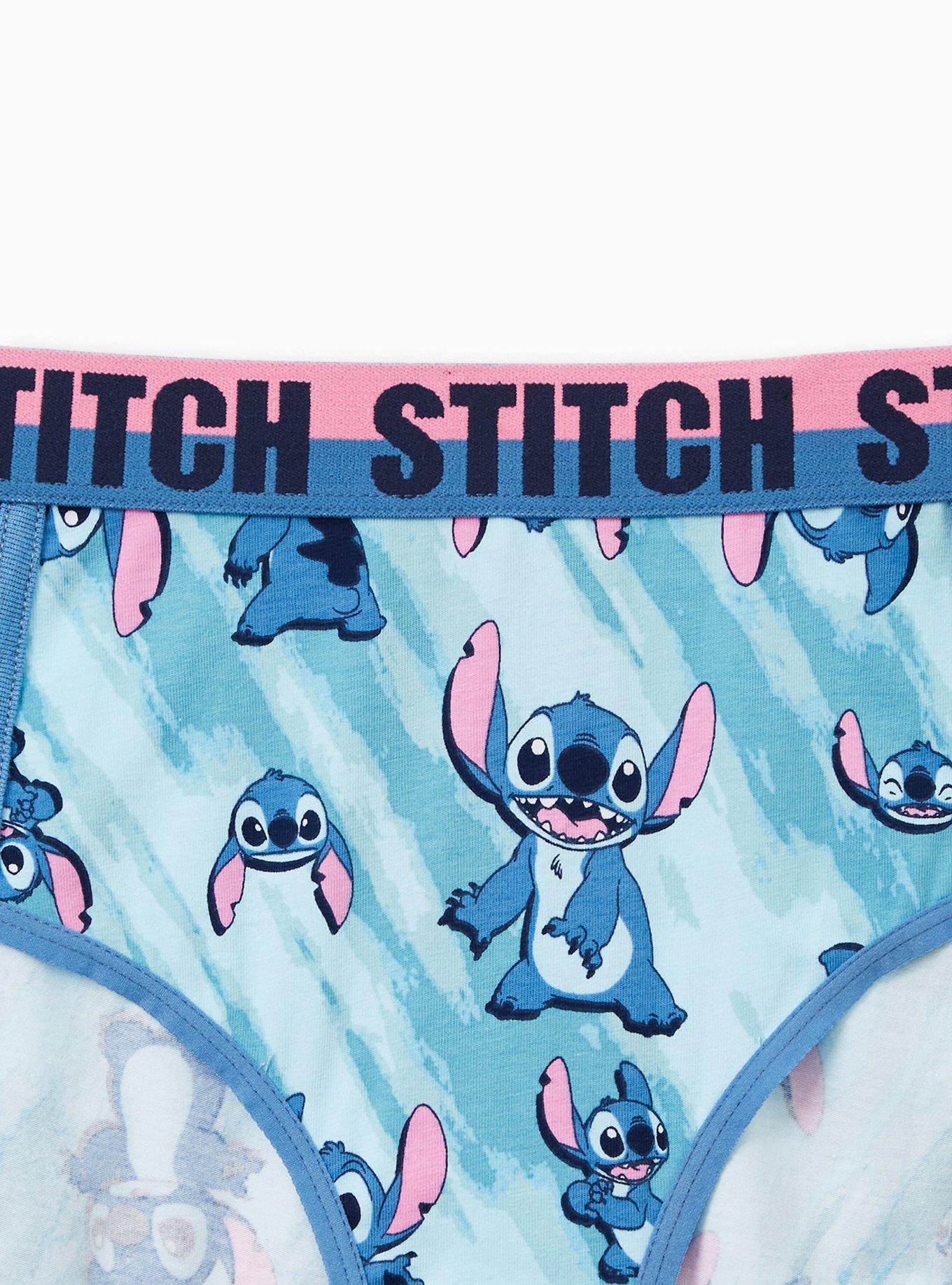 Plus Size - Lilo and Stitch Cotton Mid-Rise Cheeky Panty - Torrid
