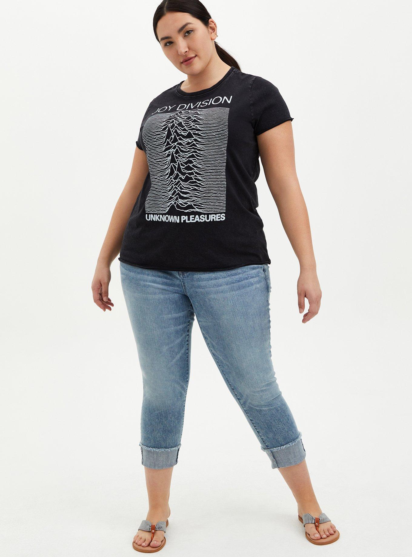 Classic Fit Crew Tee - Joy Division Black Mineral Wash, DEEP BLACK, alternate