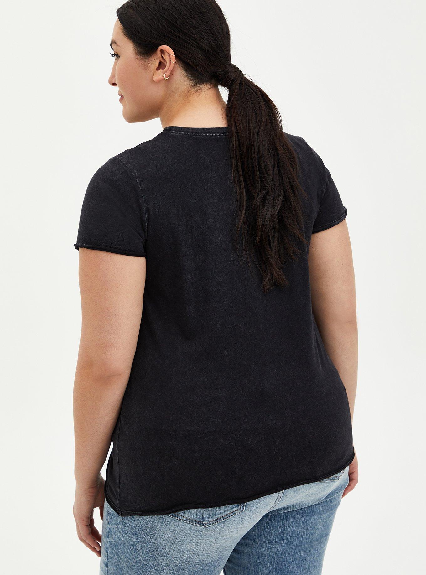 Classic Fit Crew Tee - Joy Division Black Mineral Wash, DEEP BLACK, alternate