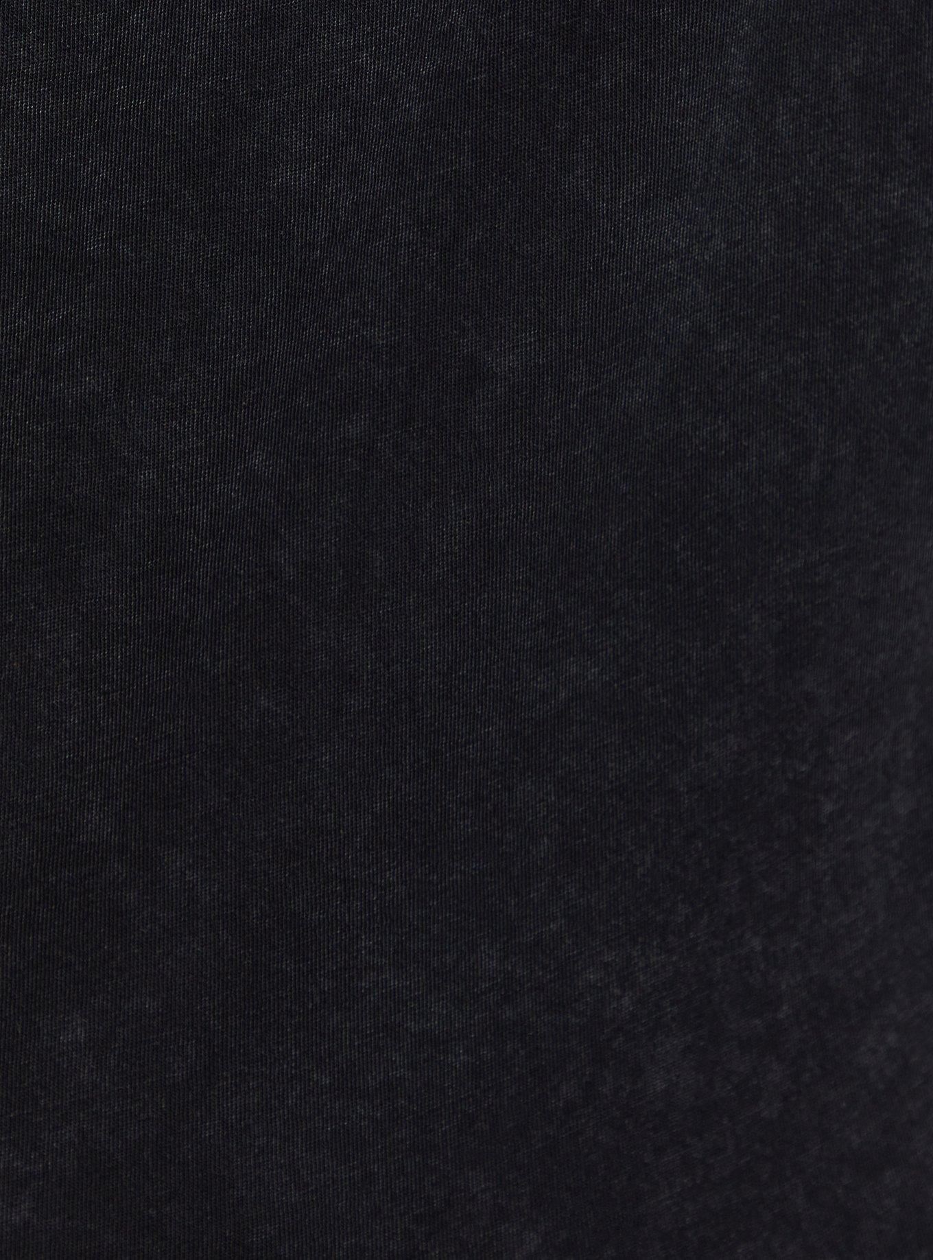 Classic Fit Crew Tee - Joy Division Black Mineral Wash, DEEP BLACK, alternate