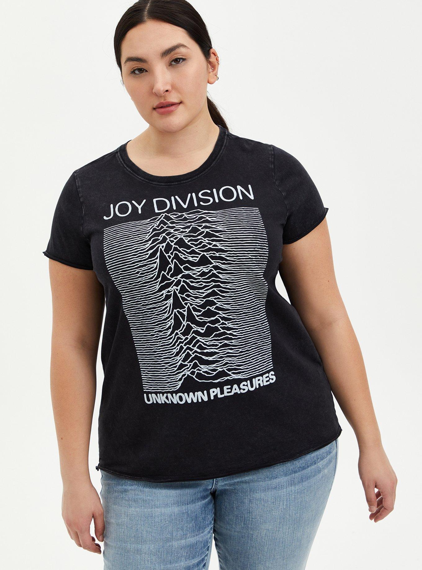 Plus Size - Classic Fit Crew Tee - Joy Division Black Mineral Wash
