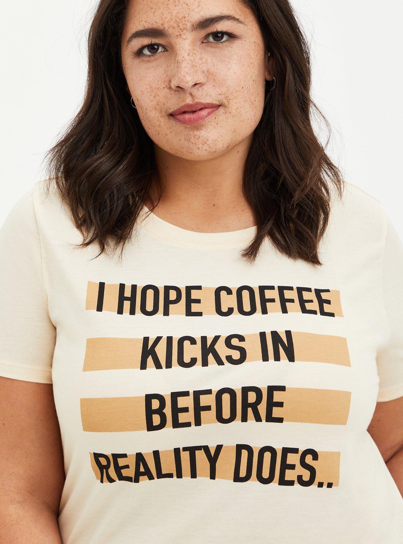 Plus Size Everyday Tee - Signature Jersey Coffee Reality Beige, TAUPE, alternate