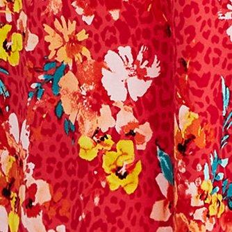 5 Inch Pull-On Super Soft High-Rise Short, MULTI FLORAL, swatch