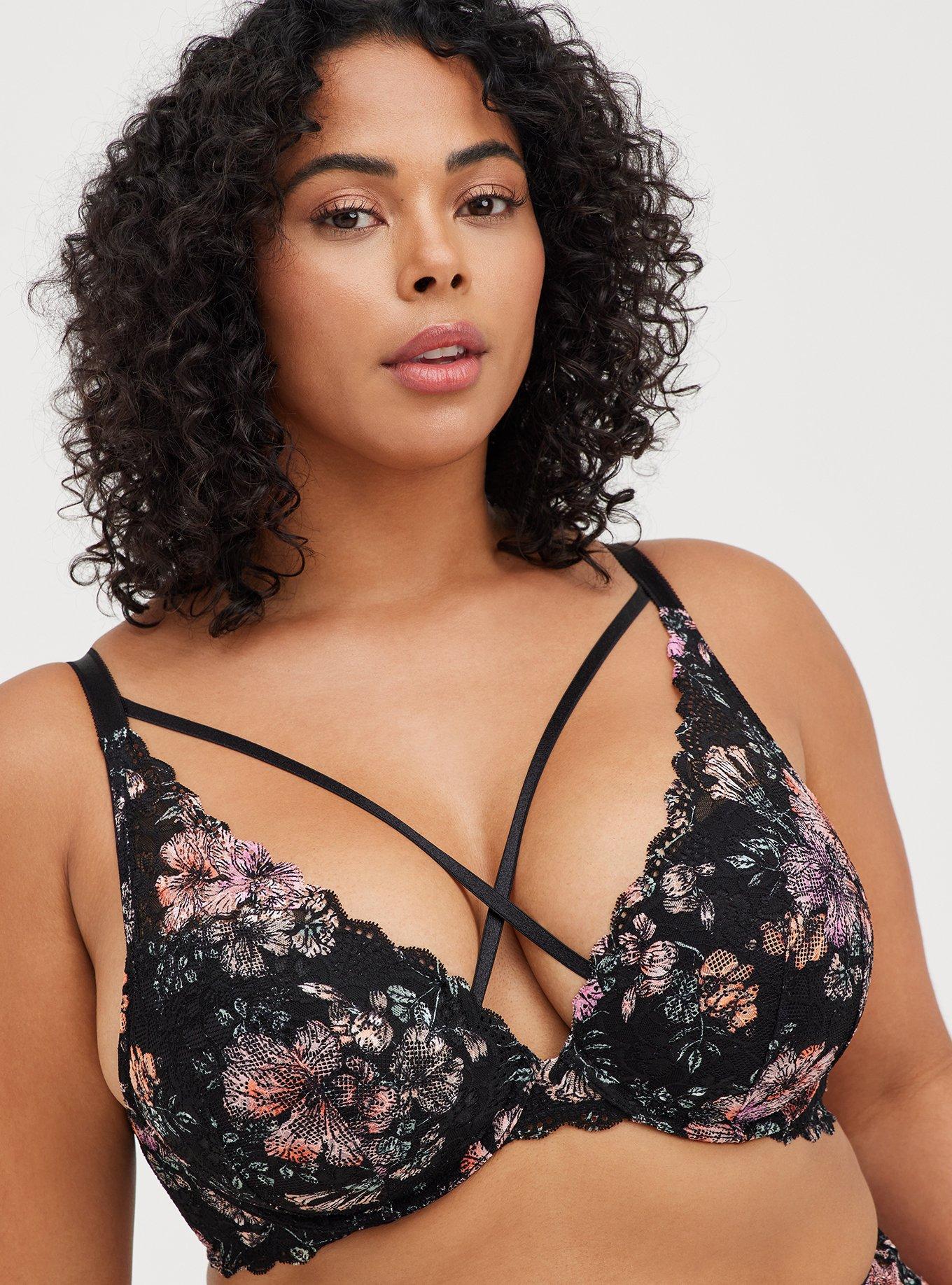 Plus Size - XO Plunge Push-Up Bra - Torrid