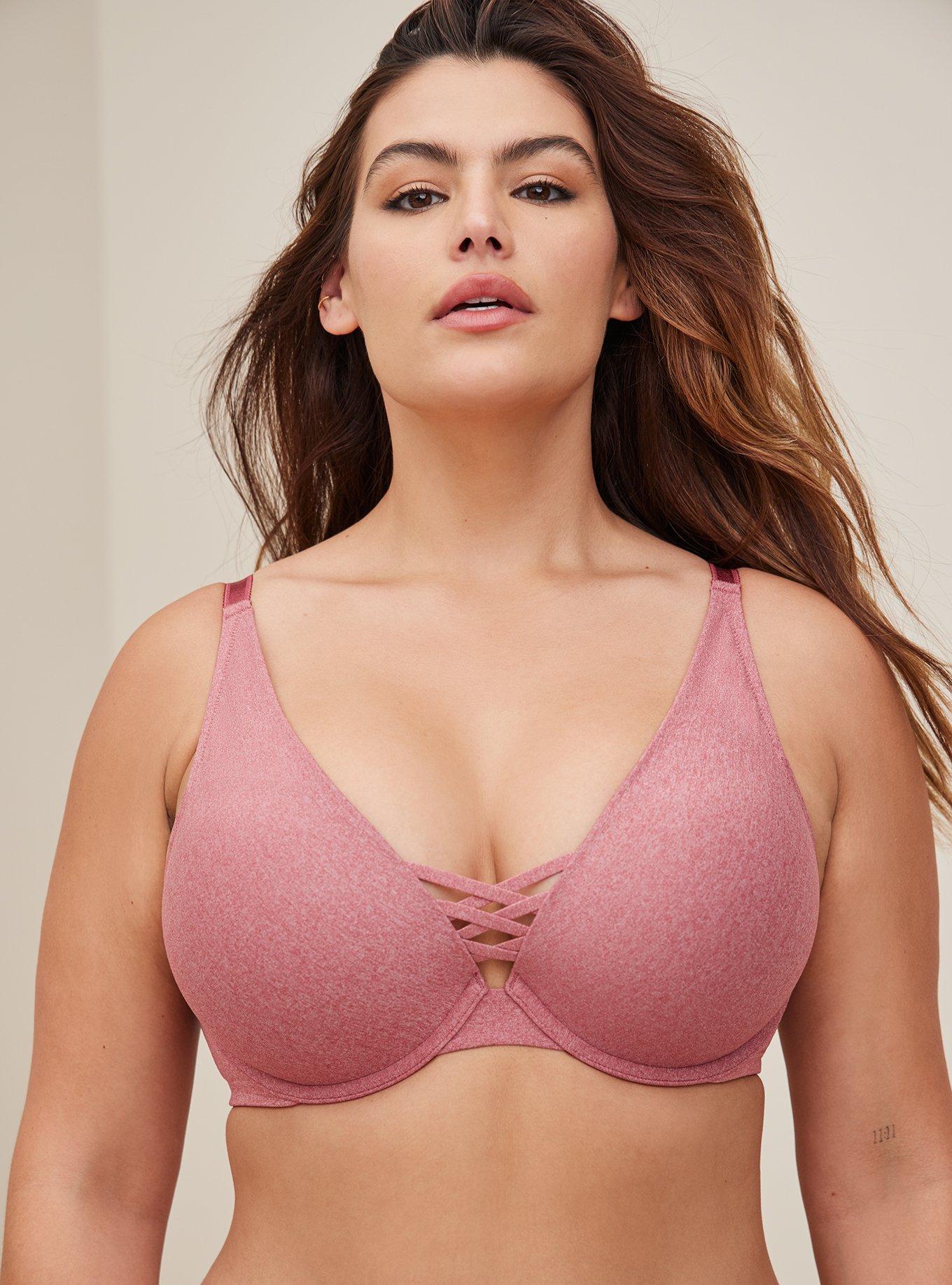 Edendiva's Ladies Plus Size Bra & Panty Set - Pink, Shop Today. Get it  Tomorrow!