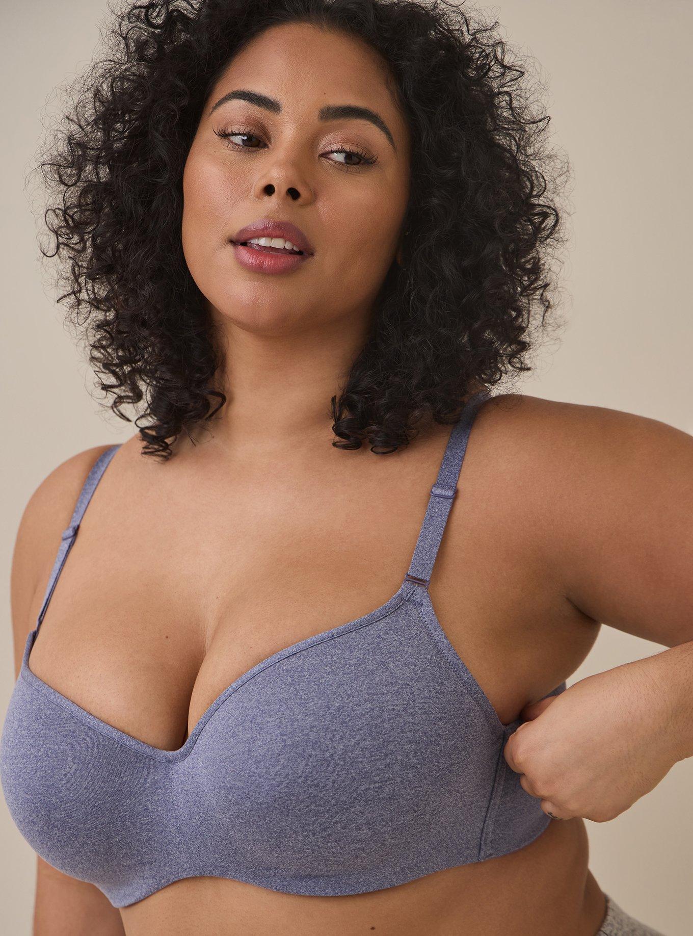 TORRID Everyday Wire-Free Lightly Lined Heather 360° Back Smoothing® Bra