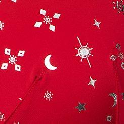 Perfect T-Shirt Push-Up Bra, SPARKLY SNOWFLAKE JESTER RED SILVER FOIL, swatch