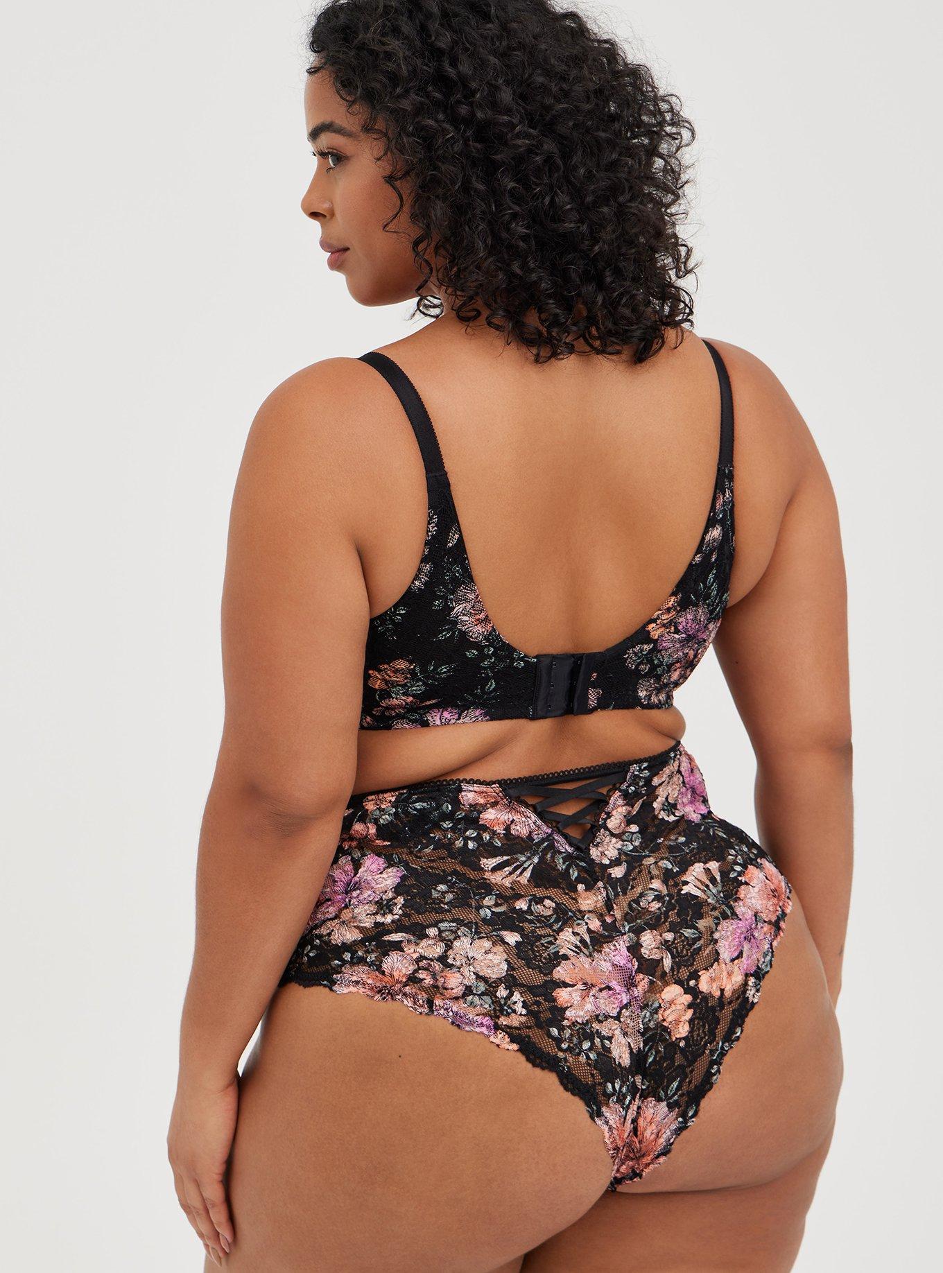 Plus Size Perfect T-Shirt Bra, HIBISCUS FLORAL, alternate
