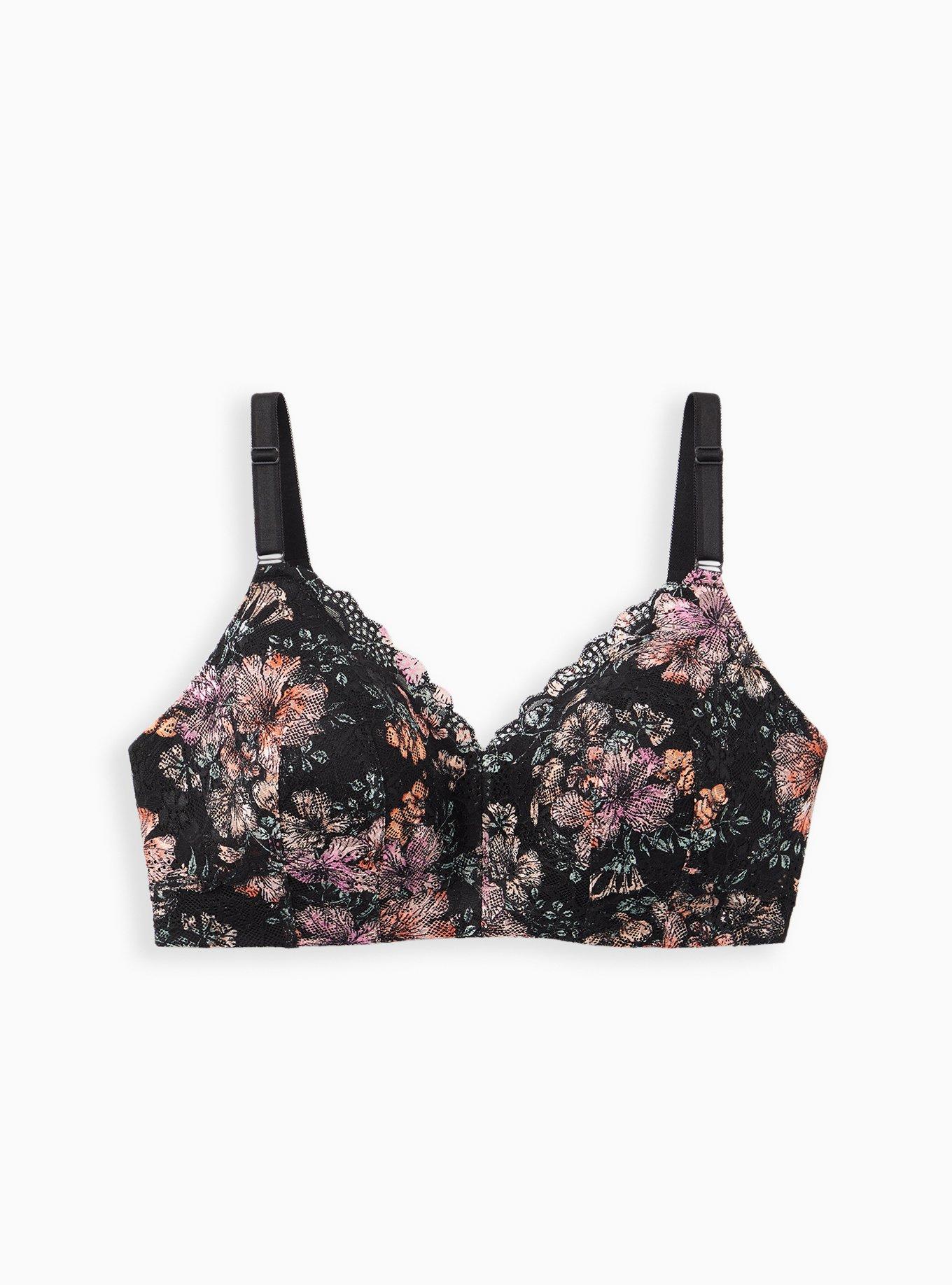 Plus Size Perfect T-Shirt Bra, HIBISCUS FLORAL, hi-res
