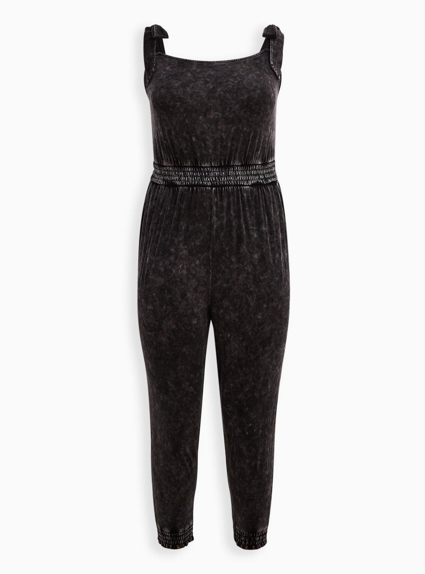 Plus Size Jumpsuit - Super Soft Black Wash, , hi-res