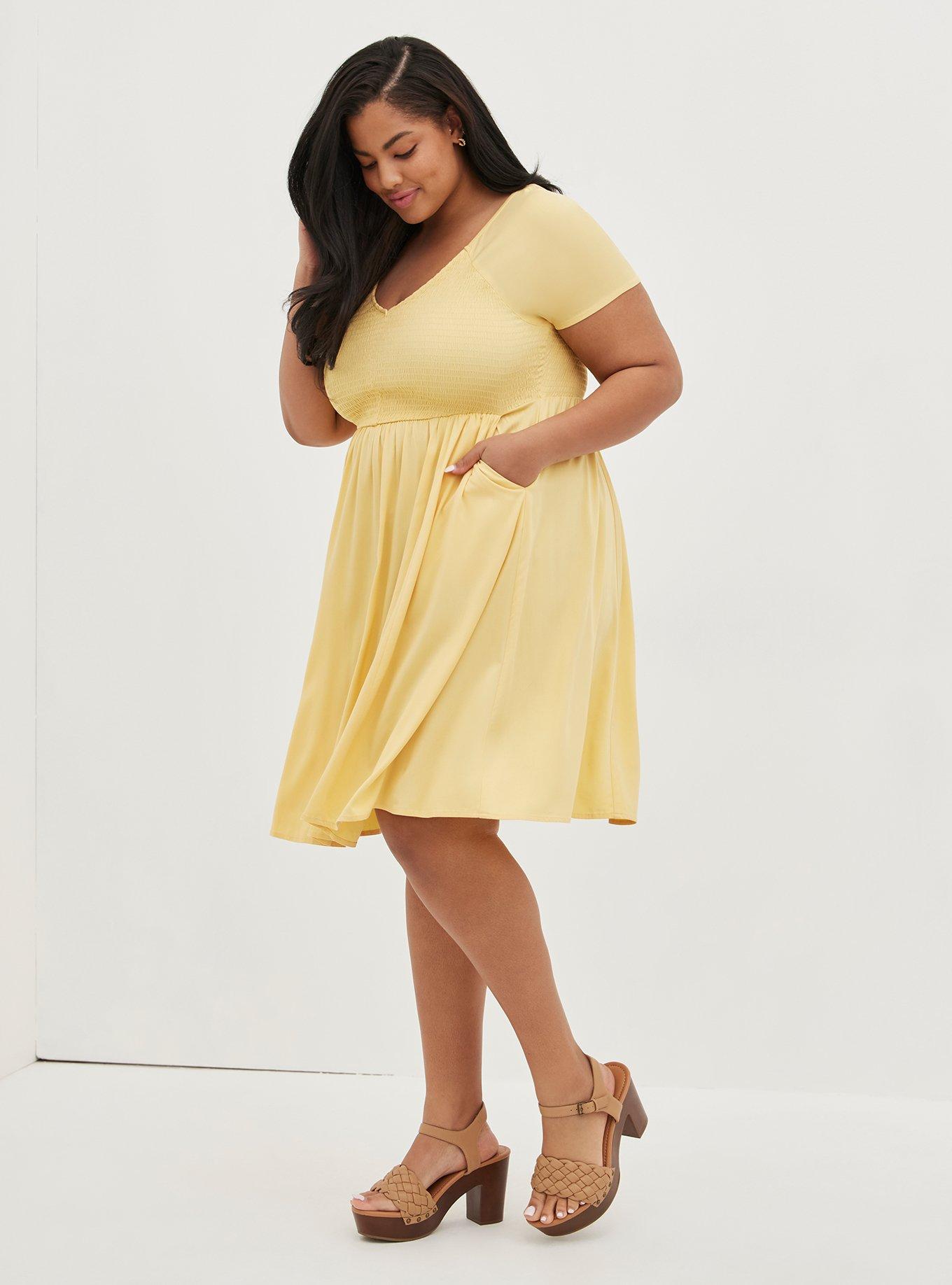 Lemon dress cheap torrid