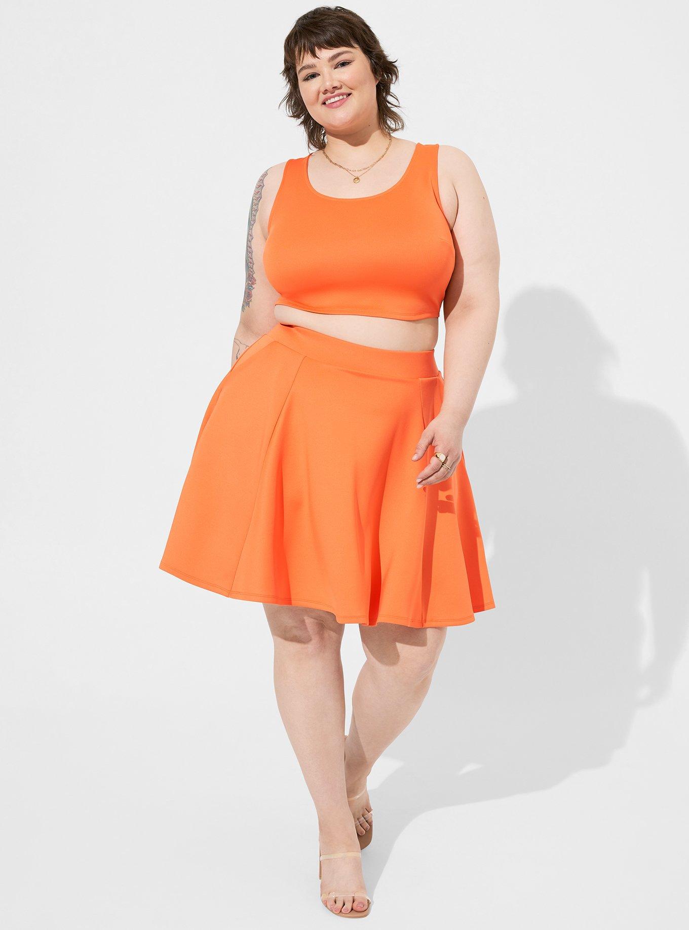 City Vibe Scuba Skater Dress | Dillard's