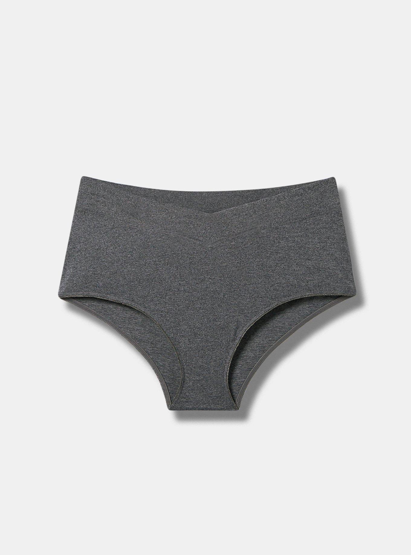 Microfiber Mid-Rise Brief Heather Panty