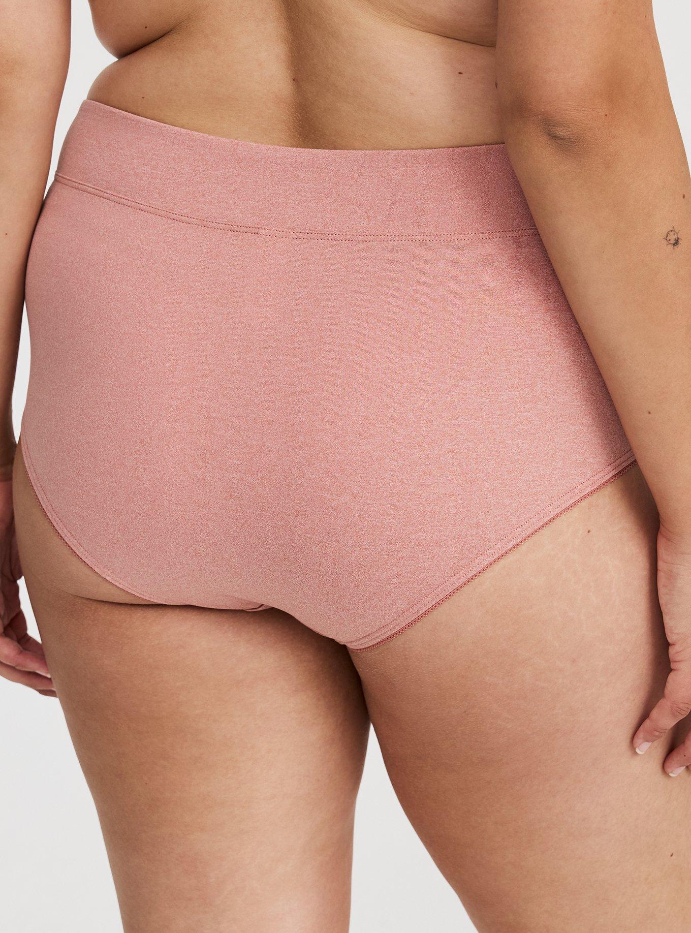 Microfiber Mid-Rise Brief Heather Panty