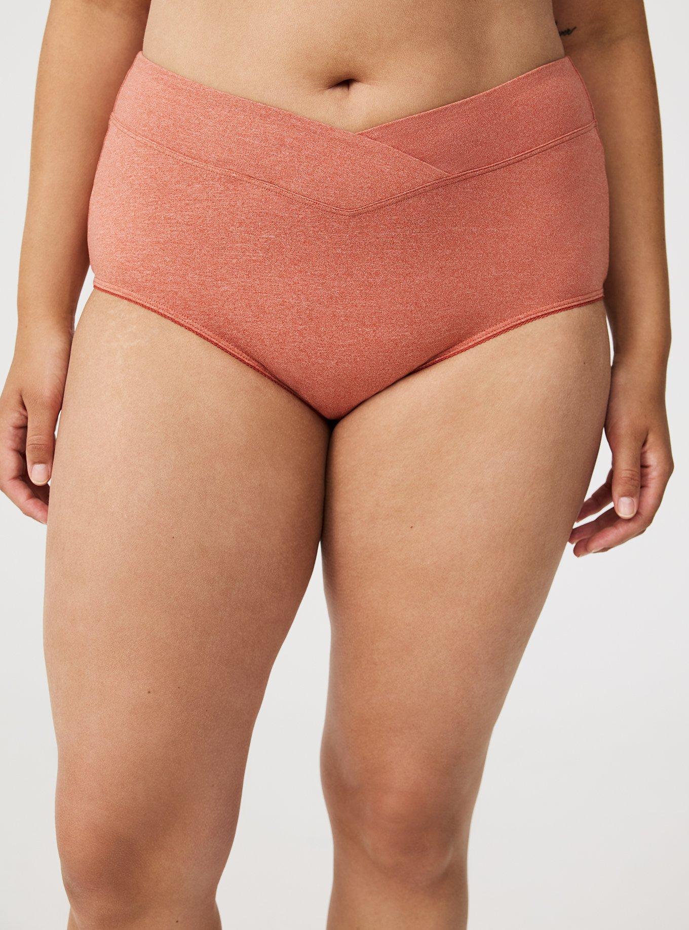 Microfiber Mid-Rise Brief Heather Panty
