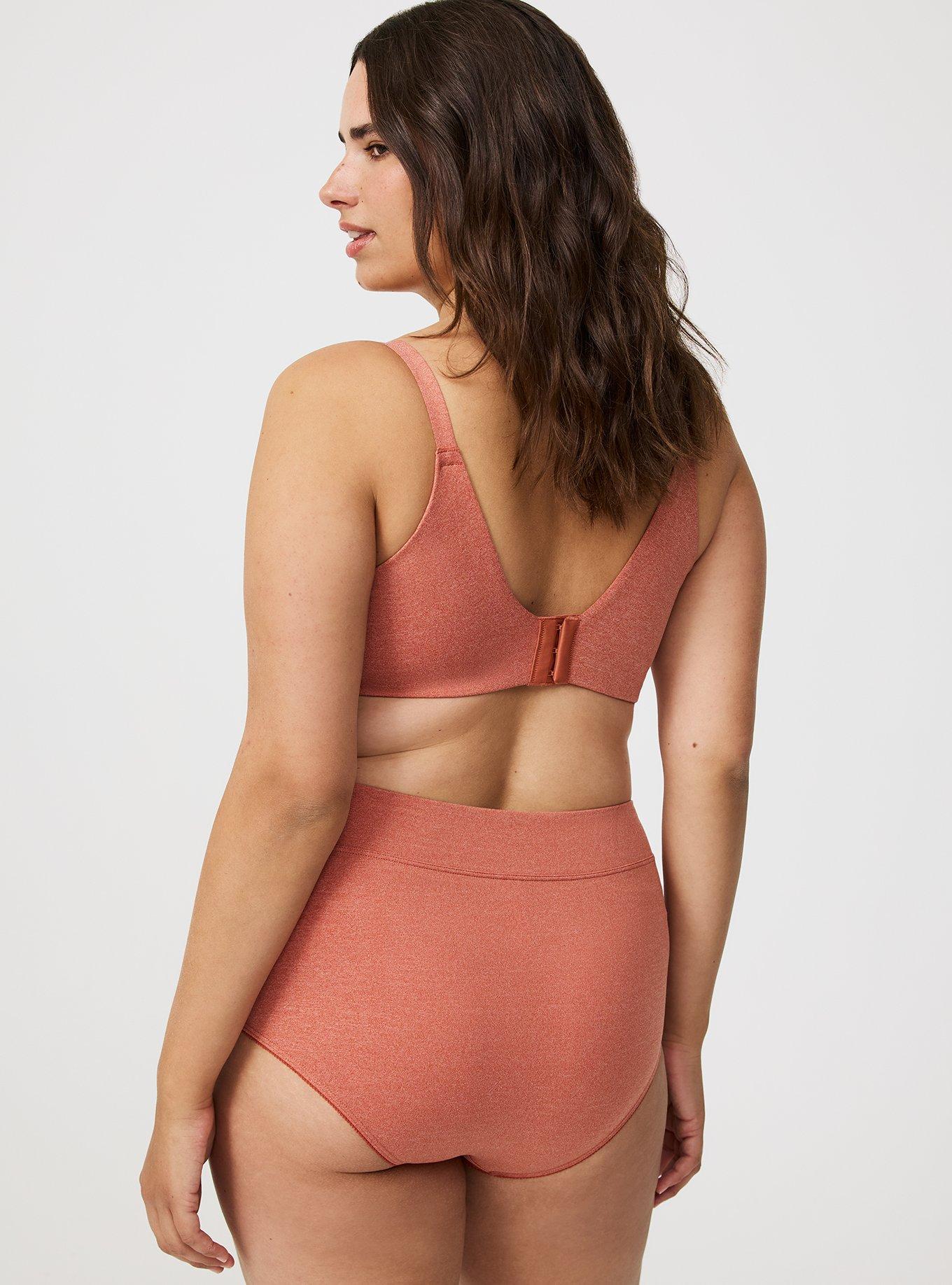 Microfiber Mid-Rise Brief Heather Panty