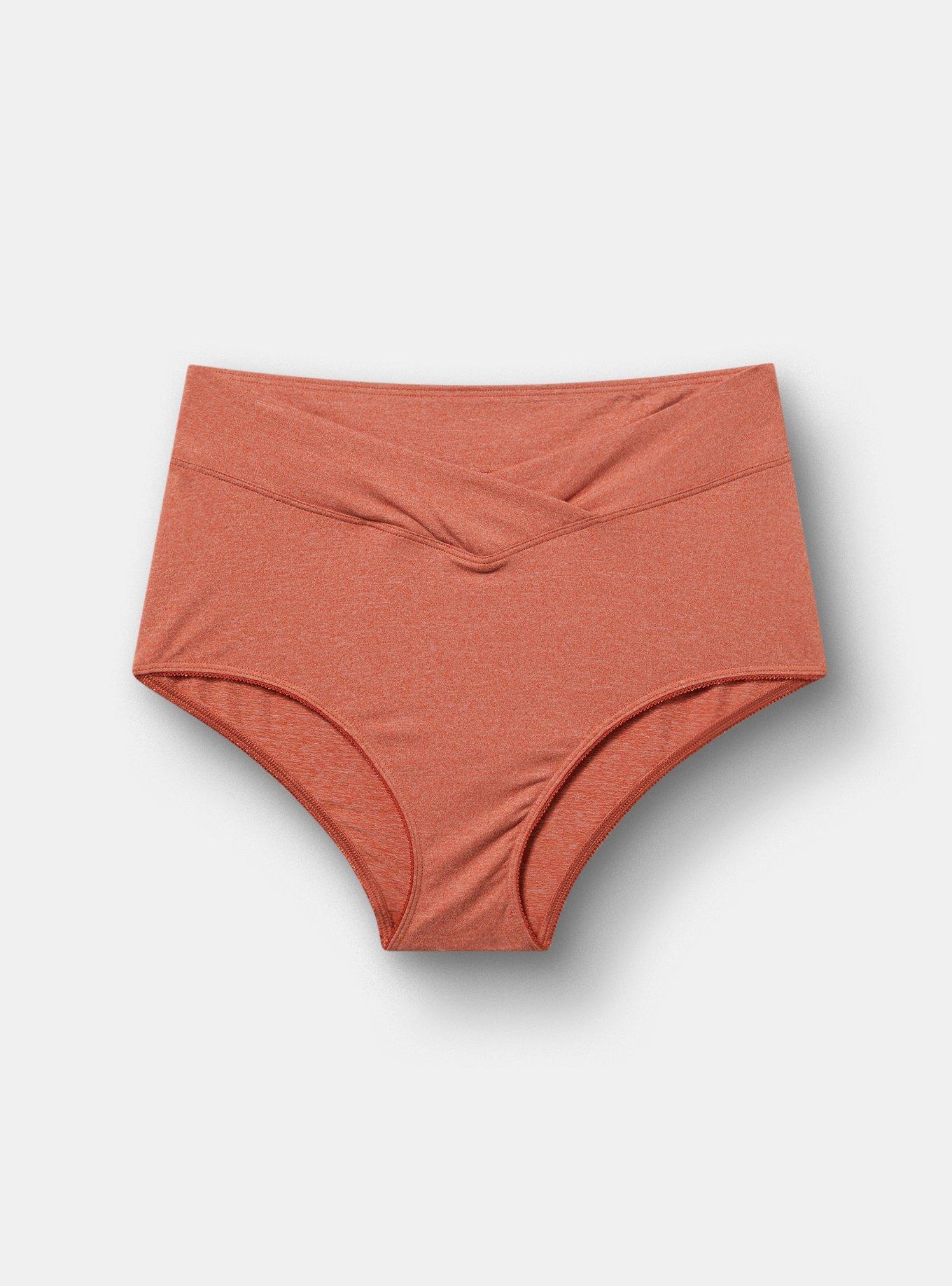 Microfiber Mid-Rise Brief Heather Panty