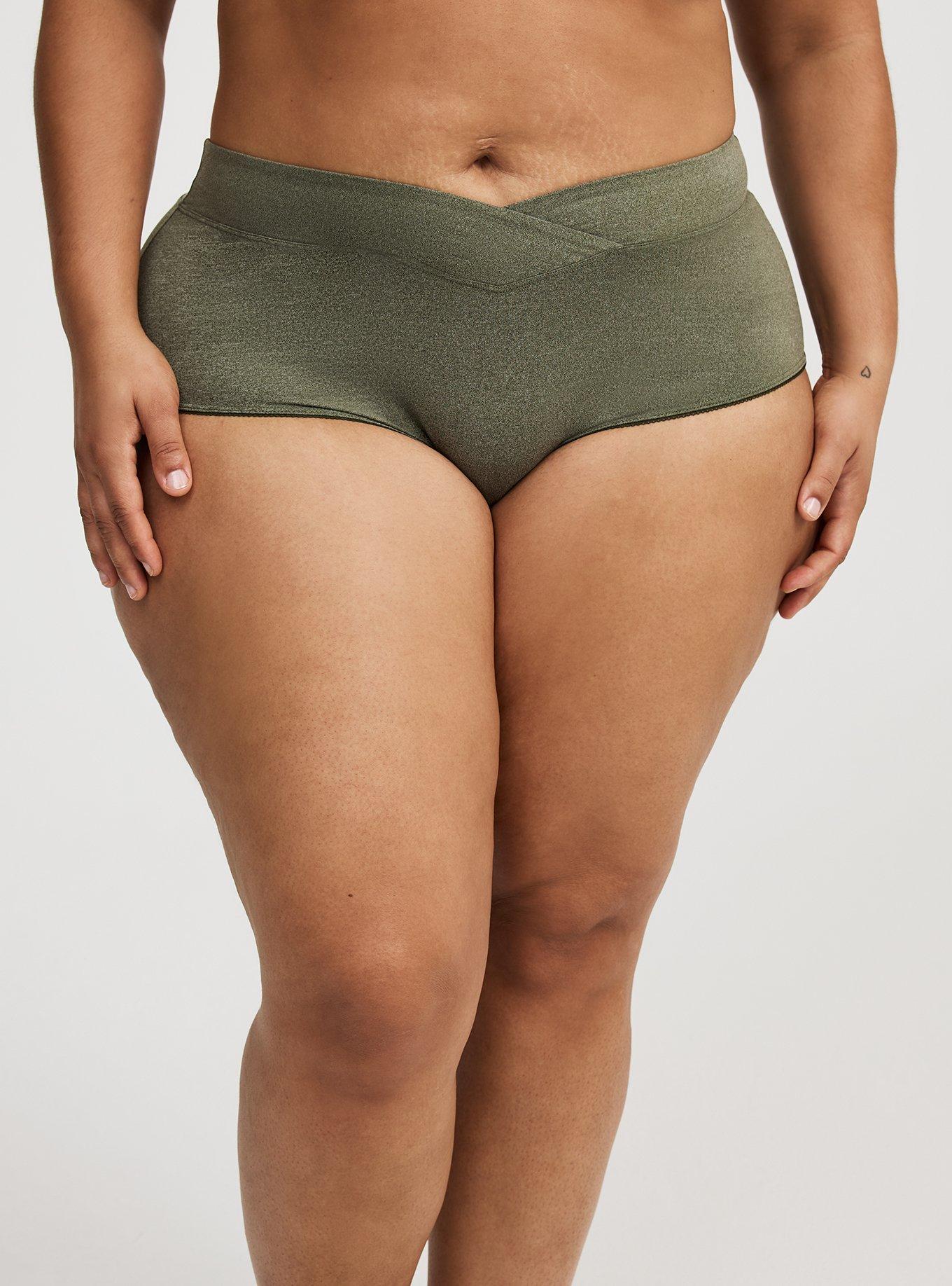 Microfiber Mid-Rise Brief Heather Panty