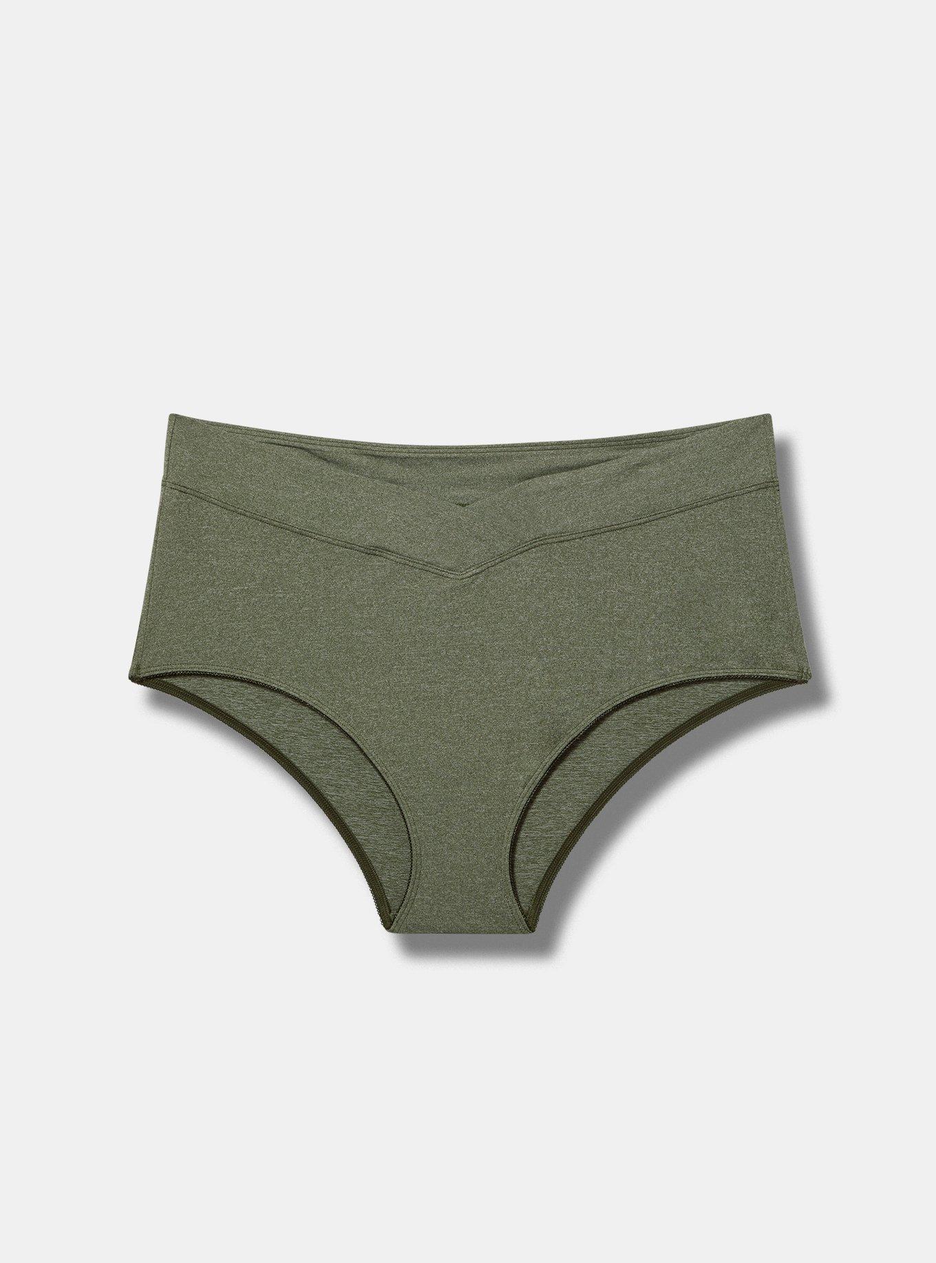 Microfiber Mid-Rise Brief Heather Panty