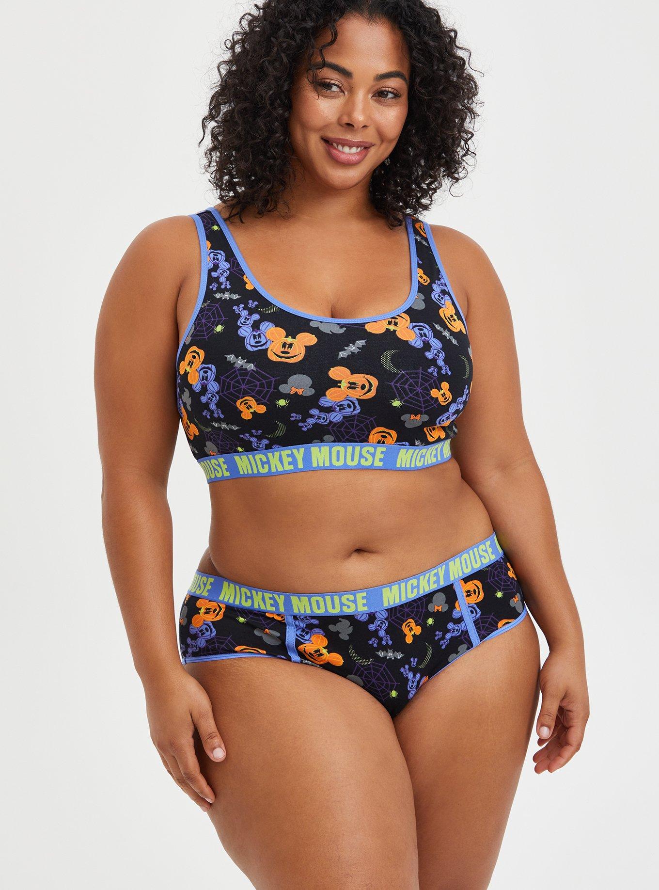 Torrid Hipster Panties Underwear Disney Mickey Halloween Pumpkin