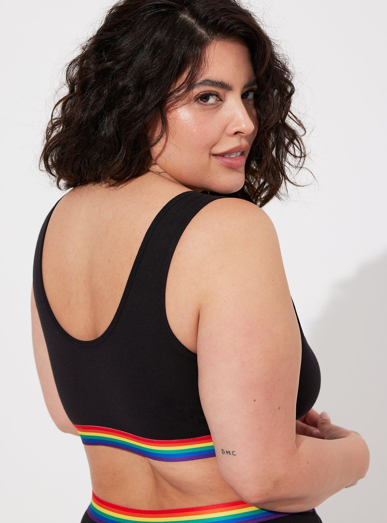 Plus Size - Unlined Cotton Scoop Bralette - Torrid